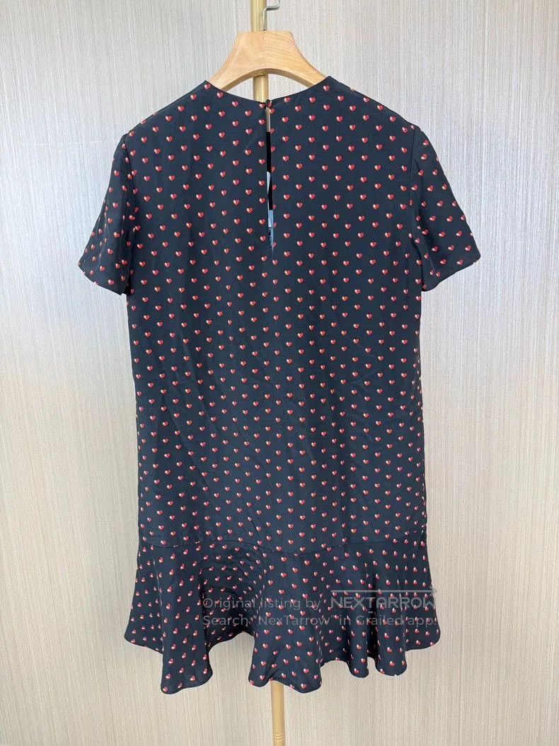 Saint Laurent Paris Saint Laurent Silk Short Sleeve Dress . Size US M / EU 48-50 / 2 - 2 Thumbnail