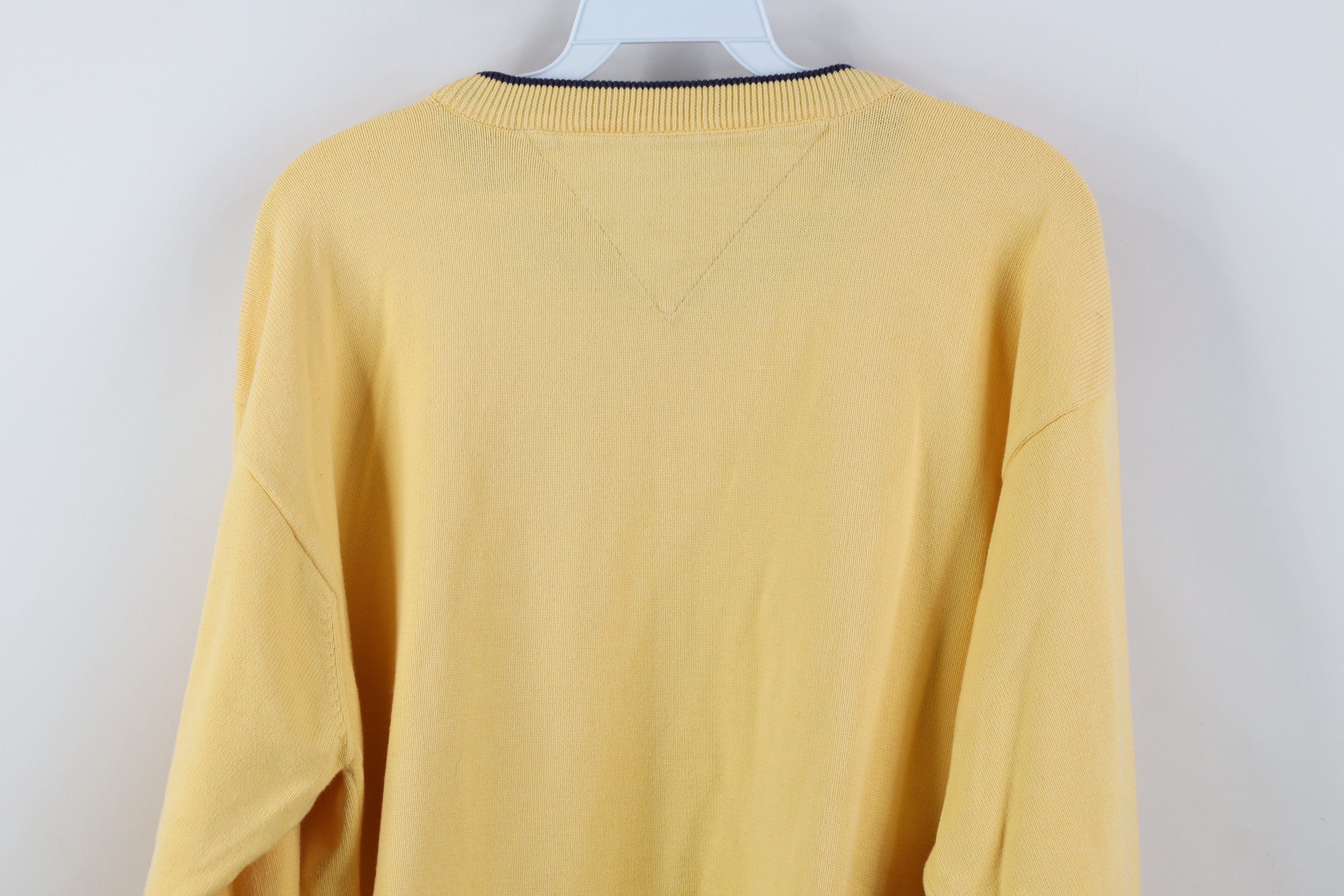 Tommy Hilfiger Vintage 90s Tommy Hilfiger Ribbed Knit Crewneck Sweater Size US L / EU 52-54 / 3 - 10 Thumbnail
