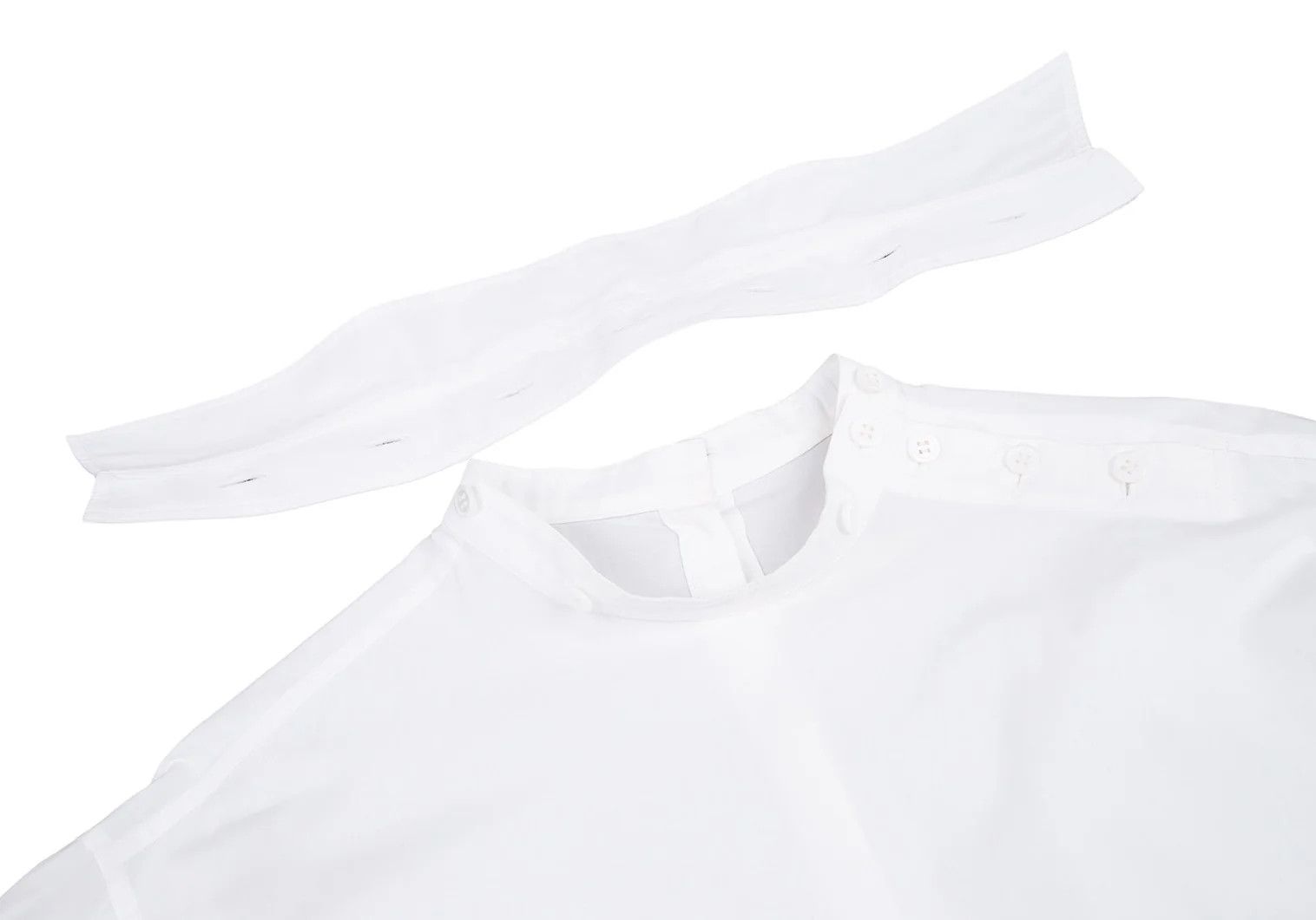 Yohji Yamamoto Yohji Yamamoto Double-Faced Stitch Embroidered Shirt Size US S / EU 44-46 / 1 - 5 Thumbnail