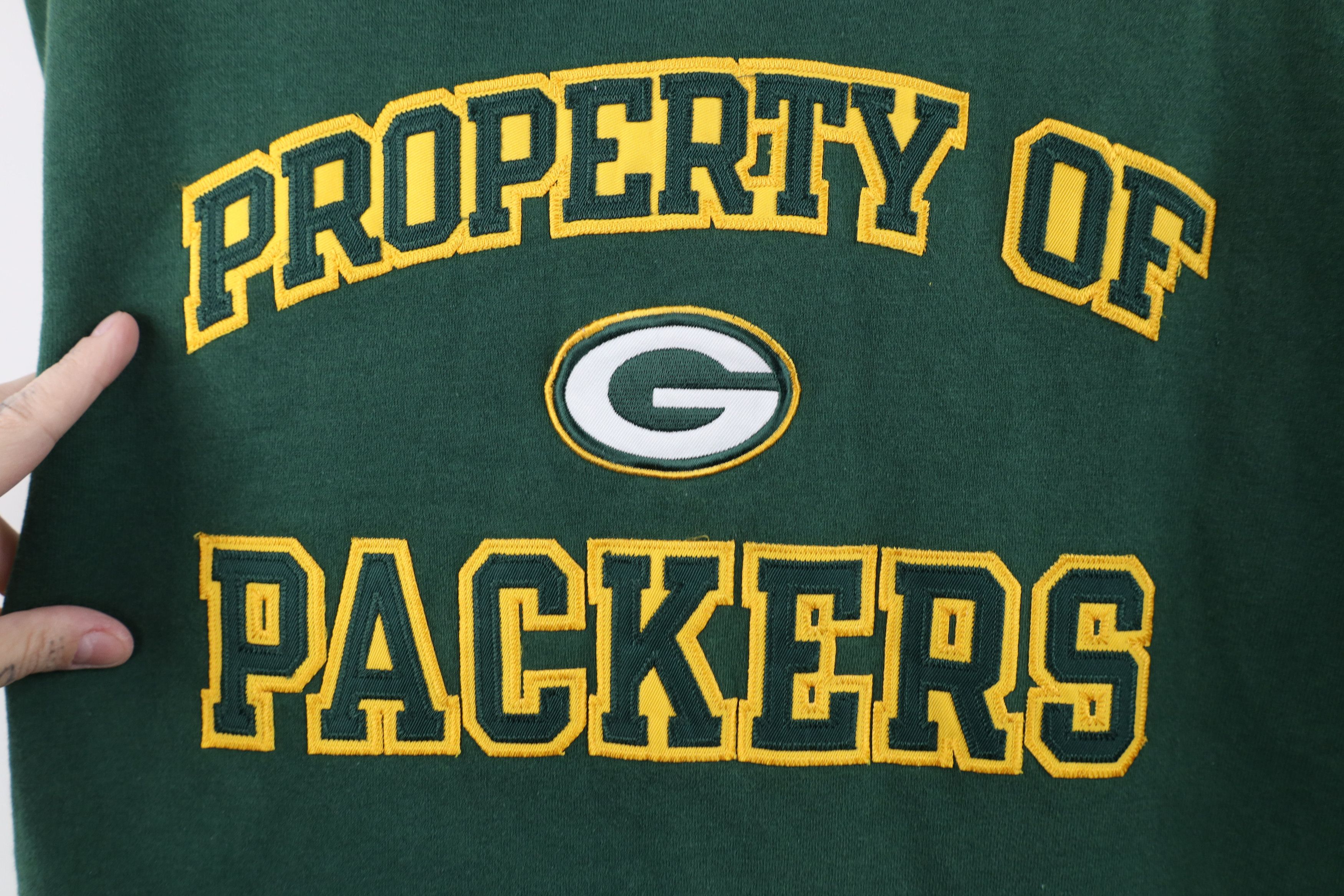 Reebok Vintage 90s Reebok Heavyweight Green Bay Packers Hoodie Size US XL / EU 56 / 4 - 6 Thumbnail
