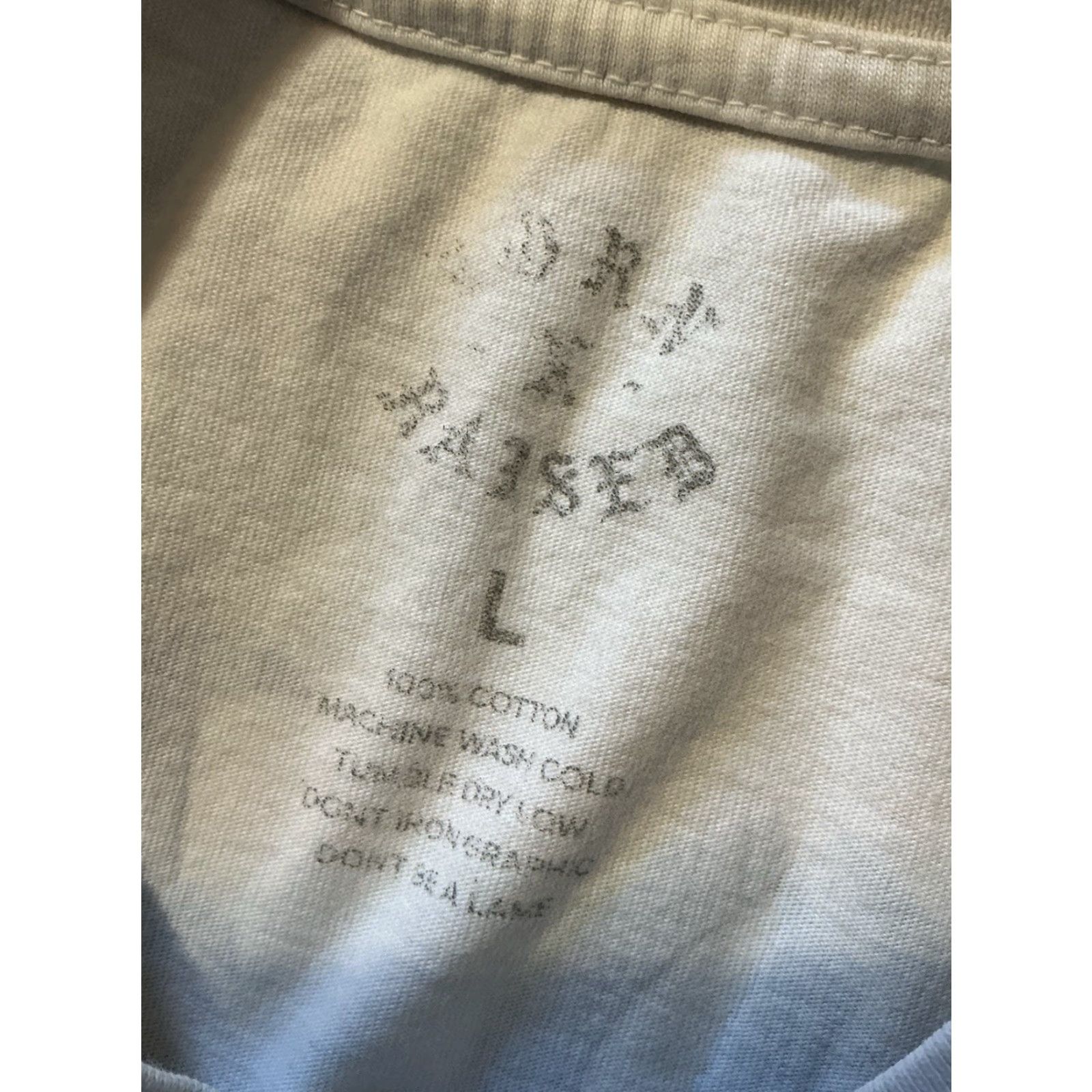 Born X Raised VINTAGE Born X Raised Los Angeles 2020 Quarantine Hazard White Graphic S/S T-Shirt L Mens Size US L / EU 52-54 / 3 - 6 Thumbnail