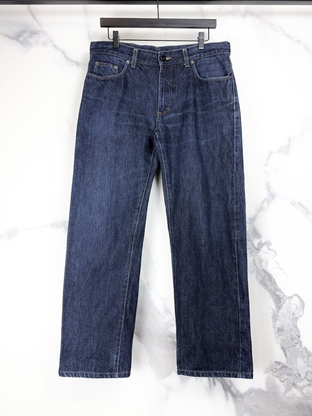 Gucci Gucci by Tom Ford Vintage Blue Straight Leg Denim Jeans 