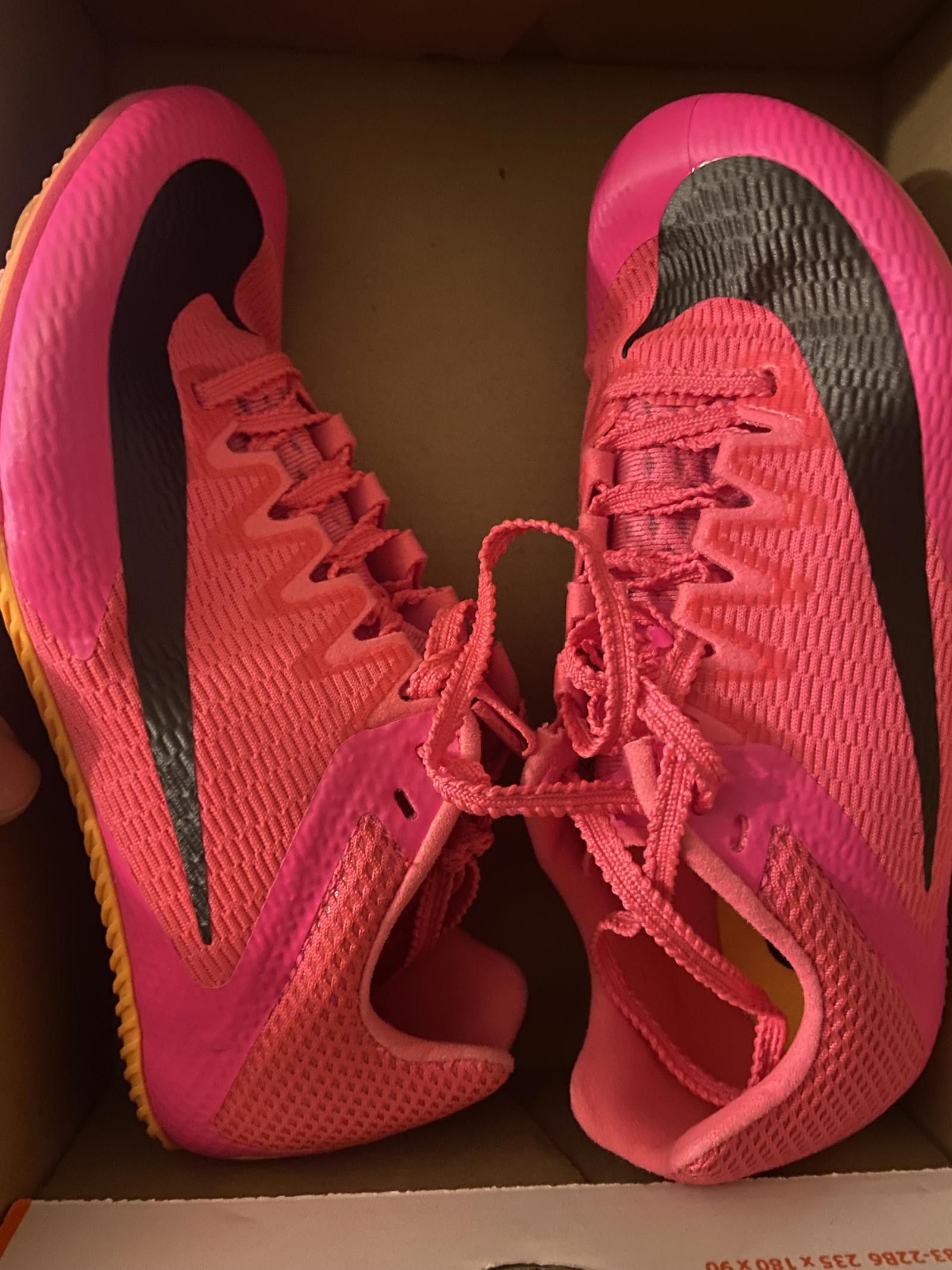 Nike Nike Pink Sprint Spikes - Lightweight Performance Shoes Size US 7.5 / IT 37.5 - 5 Thumbnail
