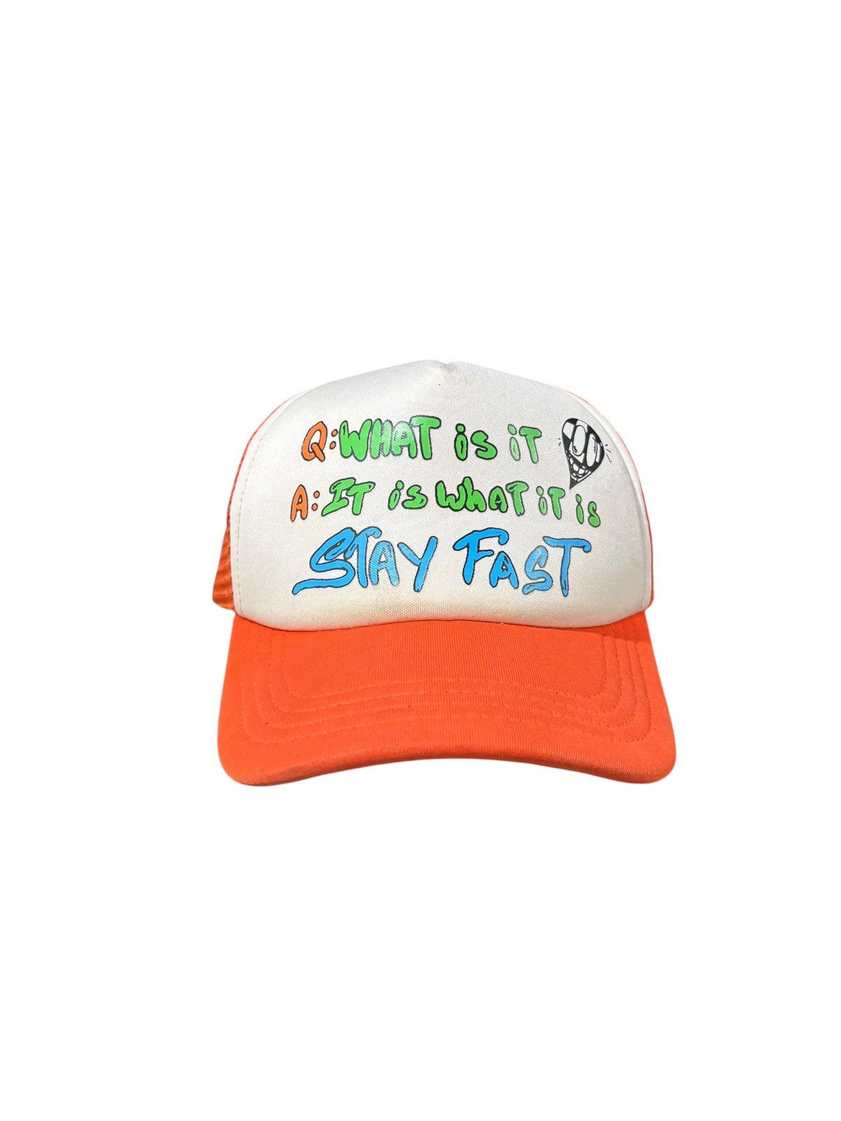 Chrome Hearts Mattyboy STAY FAST trucker cap Size ONE SIZE - 1 Thumbnail