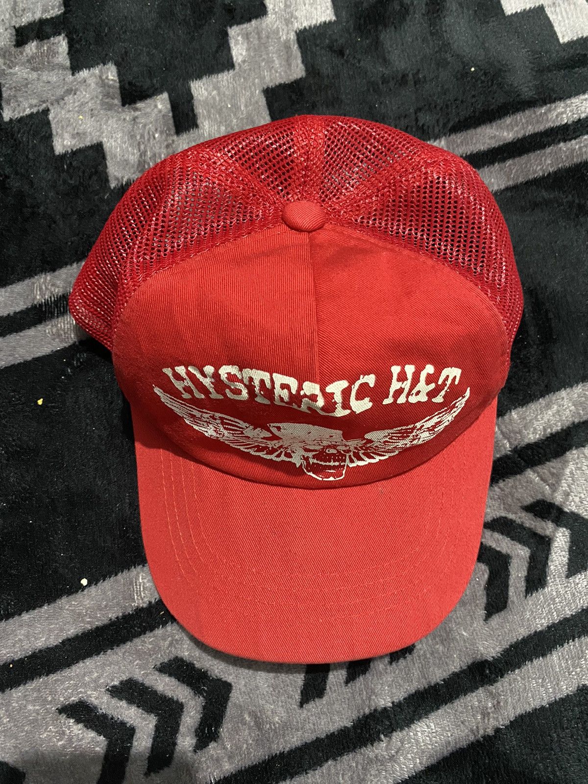 Hysteric Glamour Hysteric H&T Skull Trucker hats y2k style Size ONE SIZE - 4 Thumbnail
