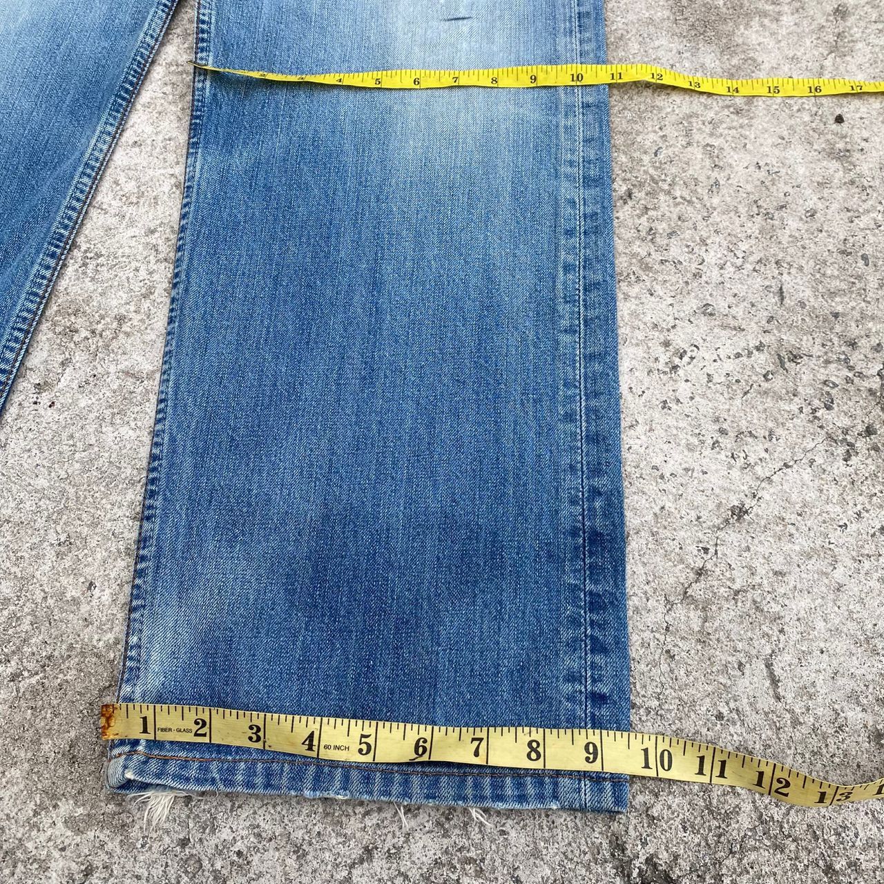 Levi's Vintage Levis 504 Distressed Denim Kurt Cobain Style Size US 33 - 5 Thumbnail