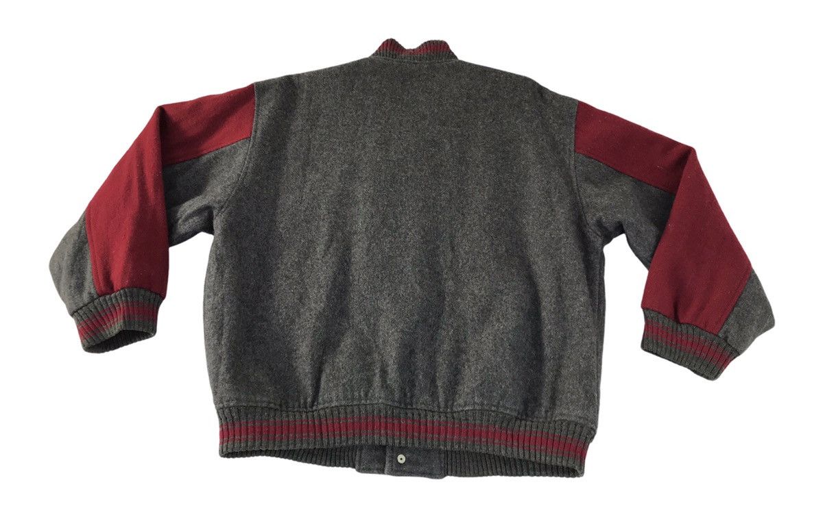 Vintage Vtg Varsity jacket Wool Distressed OffenseClub Troy Bros Size US XL / EU 56 / 4 - 2 Thumbnail