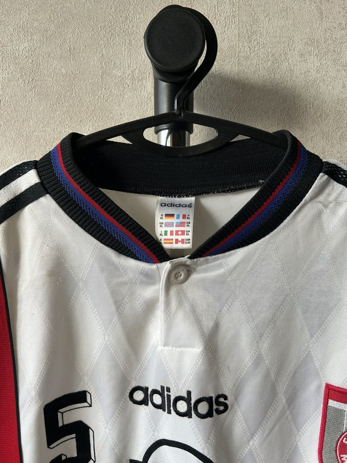 Adidas Adidas Bayern Munich 1996/1998 Away Soccer Jersey Size US XL / EU 56 / 4 - 7 Thumbnail