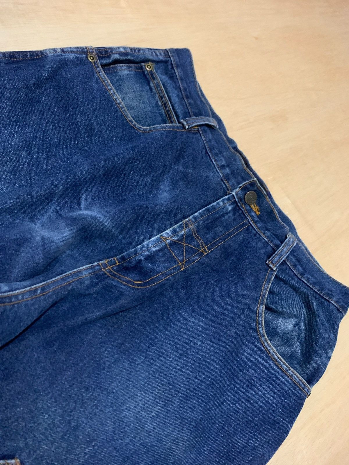 20471120 × Hysteric Glamour × Japanese Brand Vintage Y2k Damani Dada Baggy Denim Jeans Size US 32 / EU 48 - 8 Thumbnail