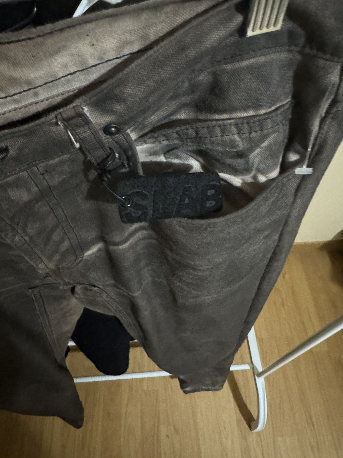 Rick Owens RO Brown/Rust Slab Denim Size US 34 / EU 50 - 3 Thumbnail