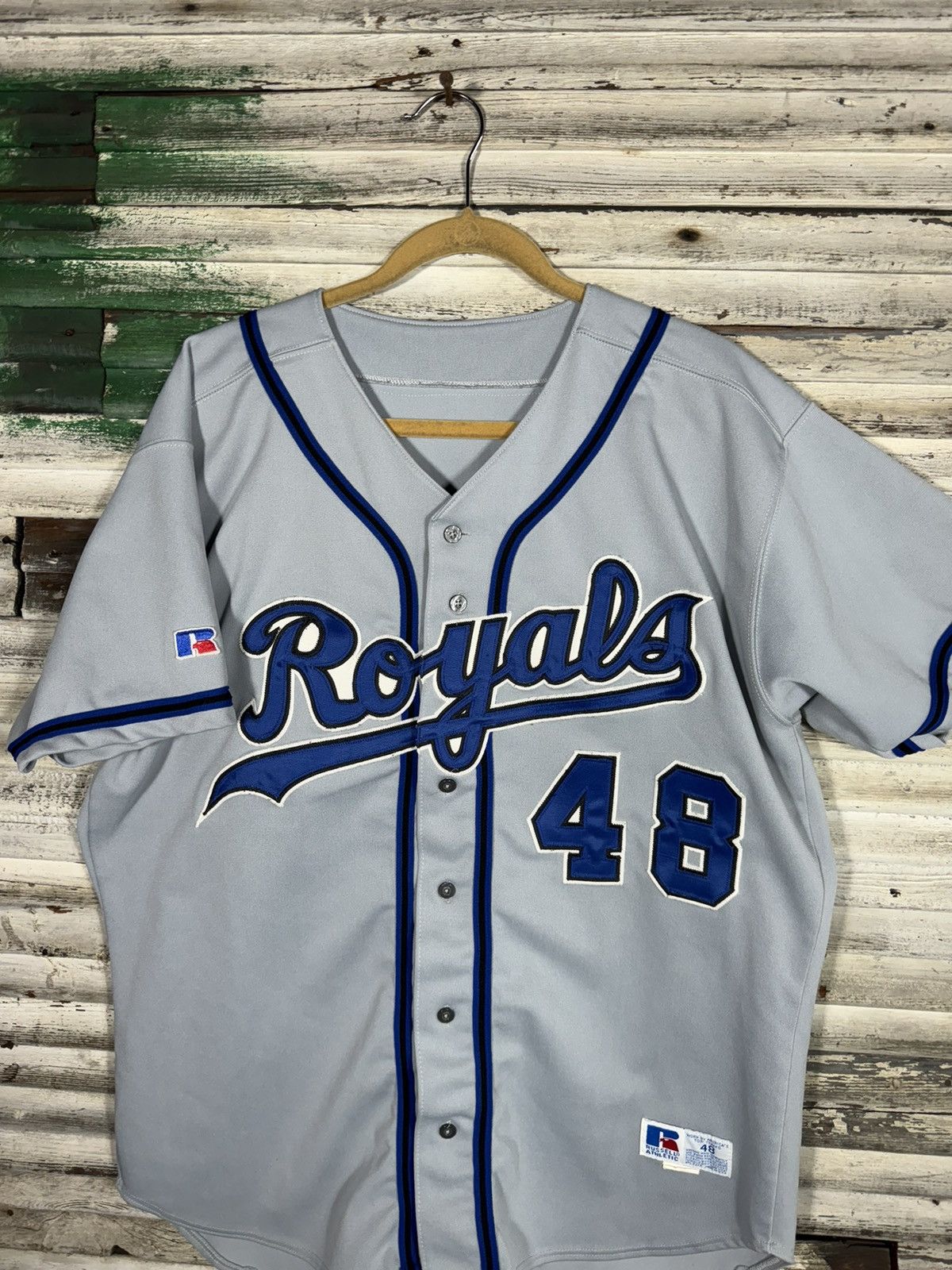 Russell Athletic × Vintage Vintage Kansas City Royals Russell Jersey Size US XL / EU 56 / 4 - 3 Thumbnail