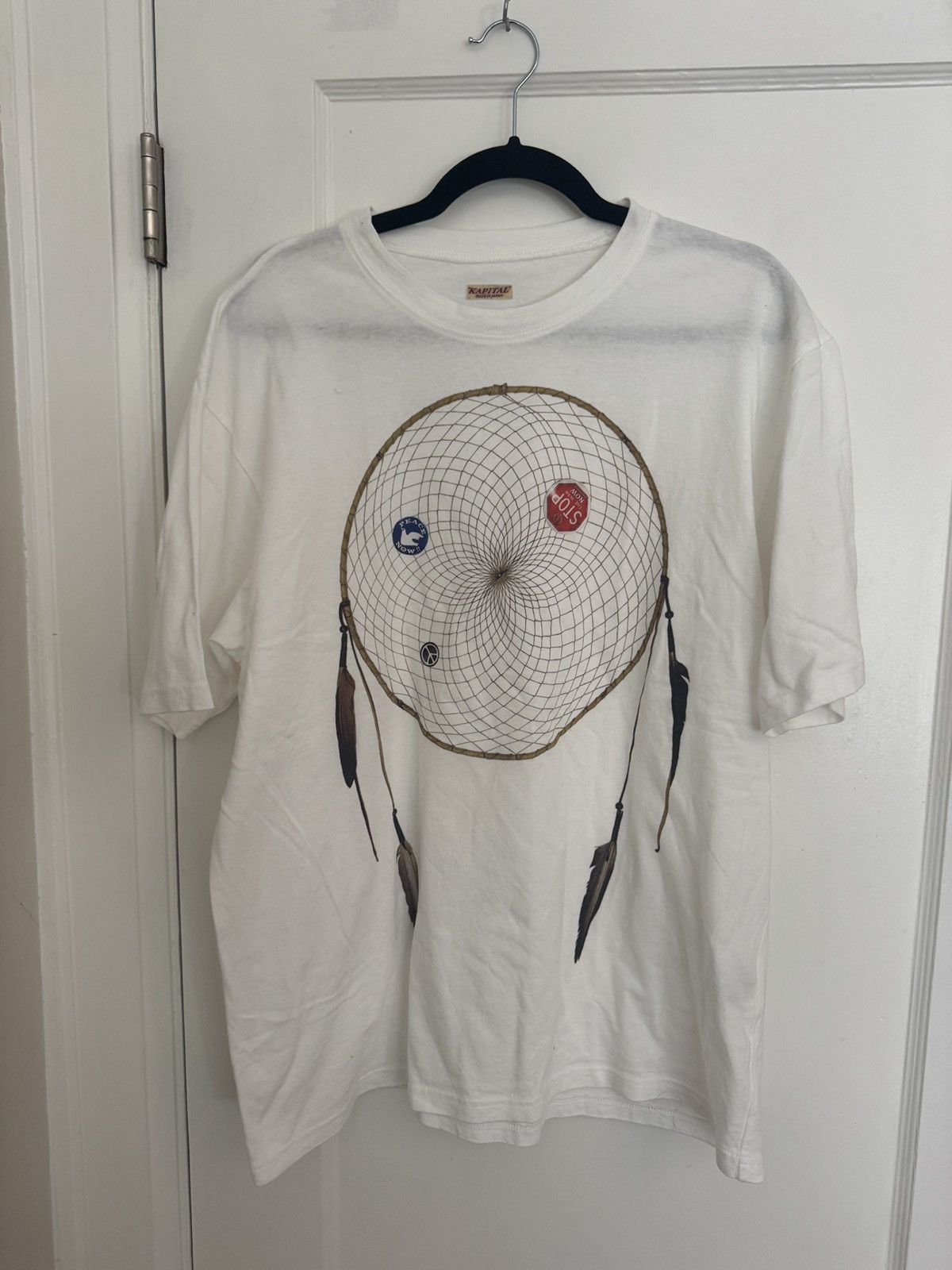 Kapital Kapital “KOBWEBHOUSE” 4 Feather Dream Catcher Shirt Sz L Size US L / EU 52-54 / 3 - 1 Thumbnail