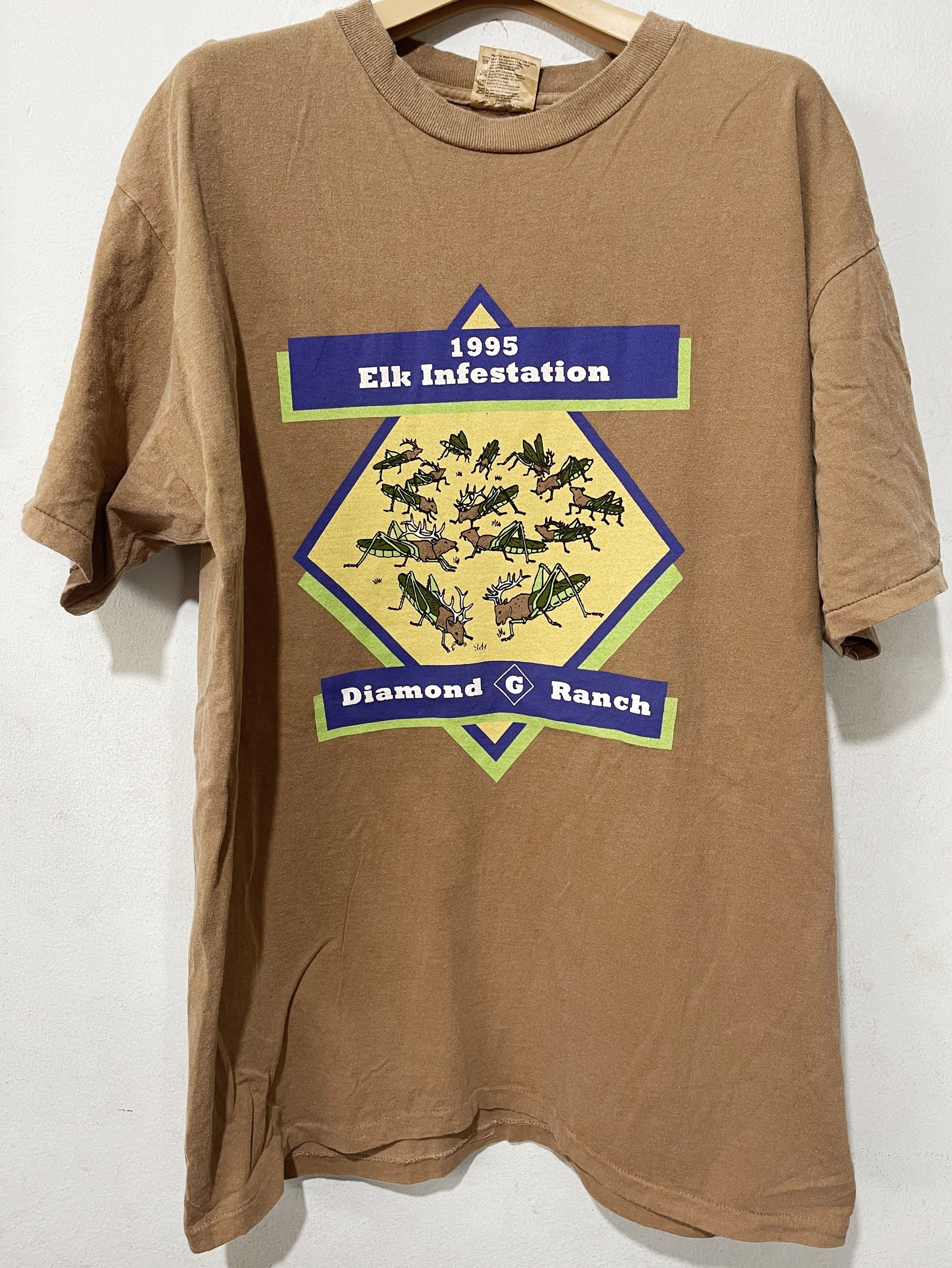 Vintage Vintage 90s Diamond G Ranch Shirt Size US L / EU 52-54 / 3 - 1 Thumbnail