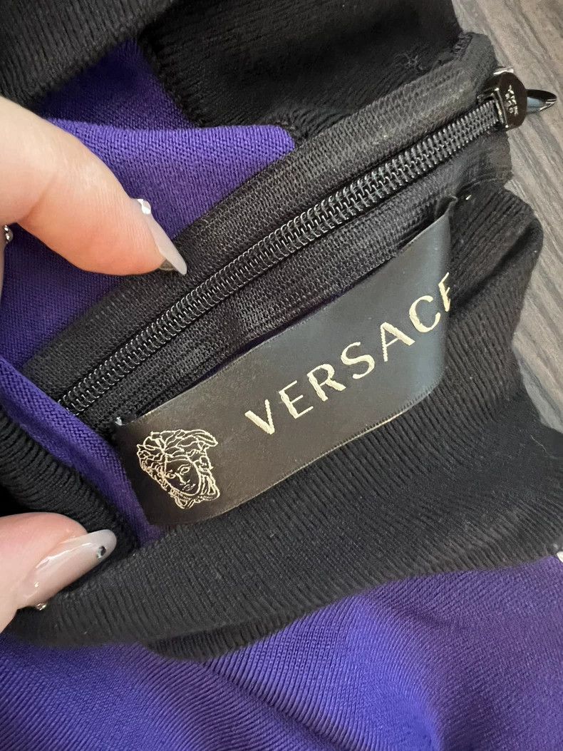 Versace Versace Striped long-sleeved dress Size S / US 4 / IT 40 - 3 Thumbnail