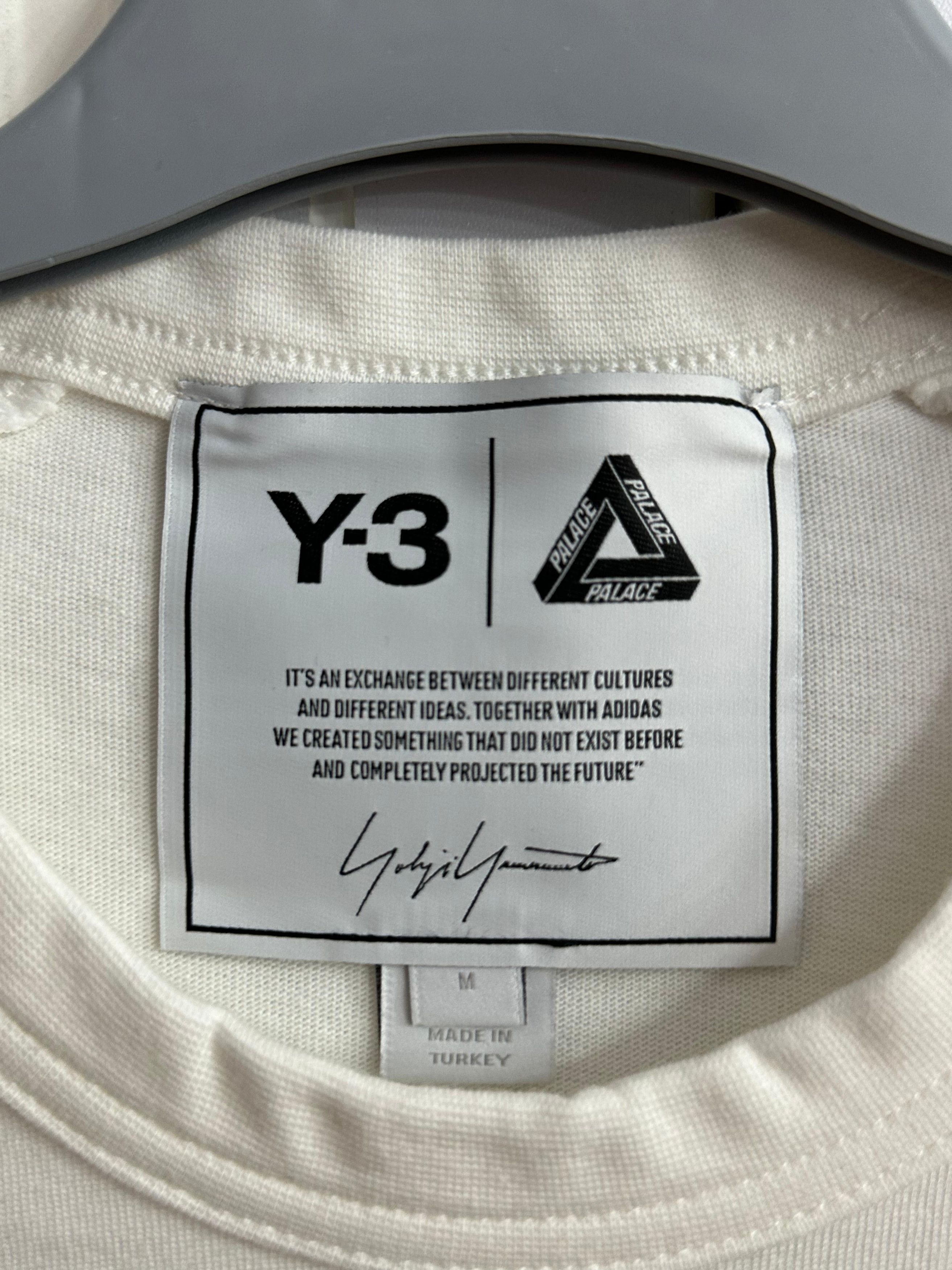 Palace × Y-3 CC000013 T-Shirts in White Size US M / EU 48-50 / 2 - 2 Thumbnail