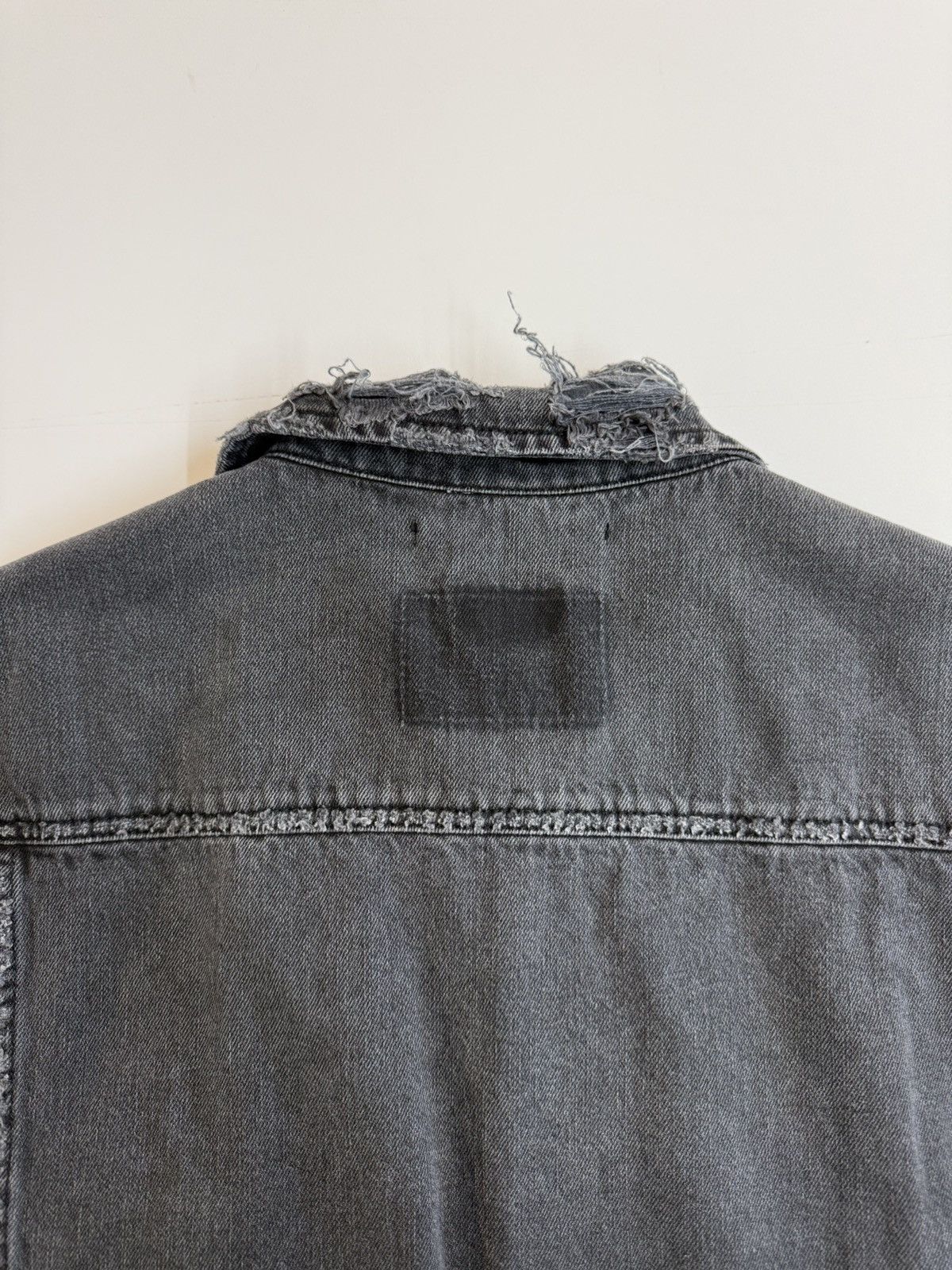 Ksubi KSUBI Faded Black Denim Vest — Cut-Off Trucker XXL Size US XXL / EU 58 / 5 - 14 Thumbnail