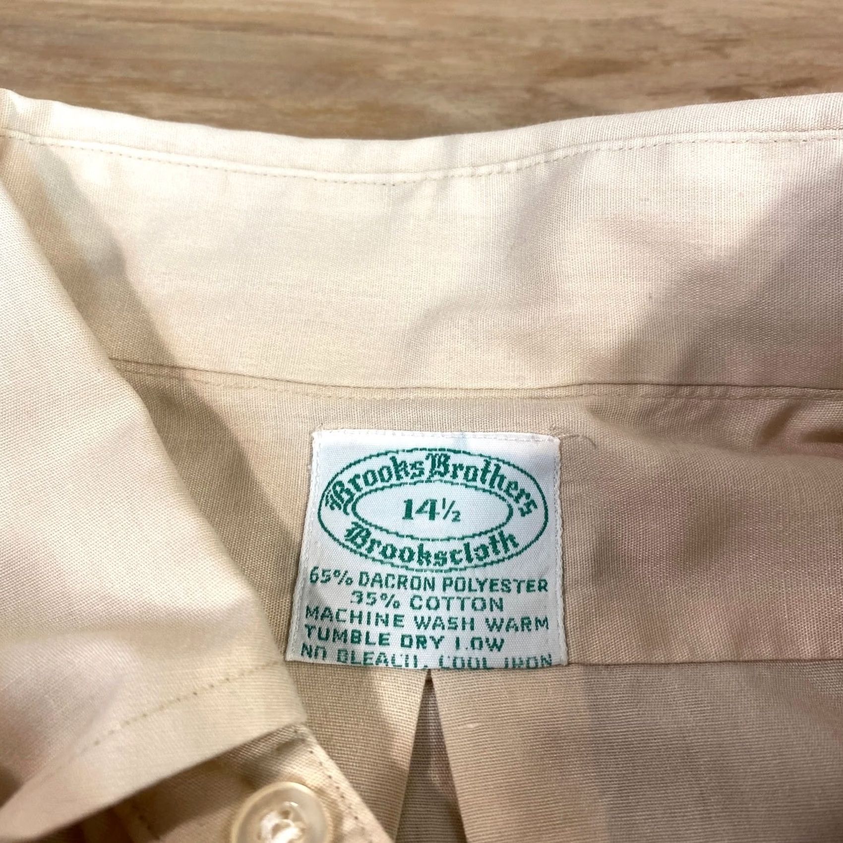 Brooks Brothers VINTAGE Brooks Brothers Brookscloth Shirt Men 14.5 Short Sleeve 6 Button 70s/80s Size US S / EU 44-46 / 1 - 2 Thumbnail