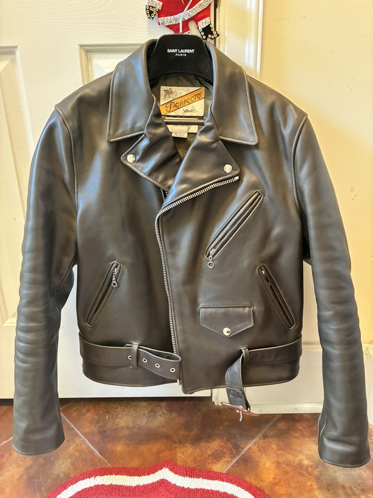 Aime leon dore schott ライダース　レザージャケット Aime leon dore schott ライダース レザージャケット - メルカリ