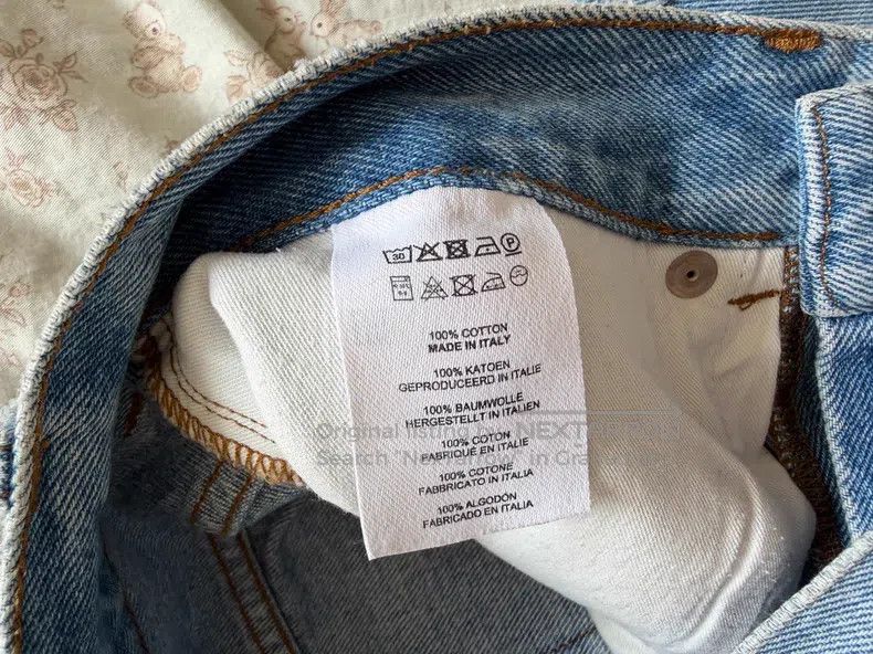 Dries Van Noten Dries Van Noten Mid-rise Straight Leg Light Blue Washed De Size 27" / US 4 / IT 40 - 8 Thumbnail