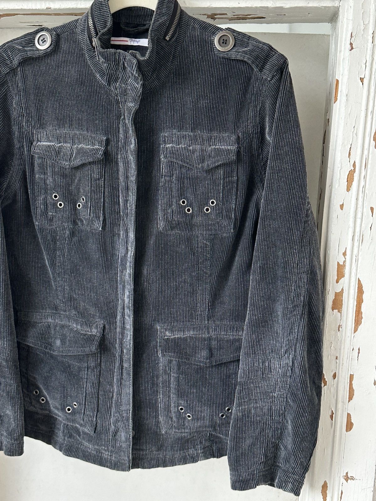 Beauty Beast × Vintage Vintage Corduroy Black Jacket Size L / US 10 / IT 46 - 2 Thumbnail