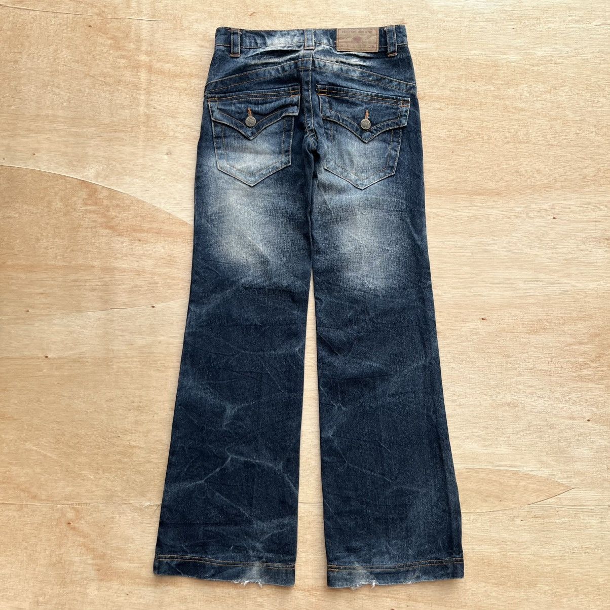 Hysteric Glamour 361 BOS THE COMGORTANLE WEAR DISTRESSED FLARE DENIM Size 28" / US 6 / IT 42 - 8 Thumbnail
