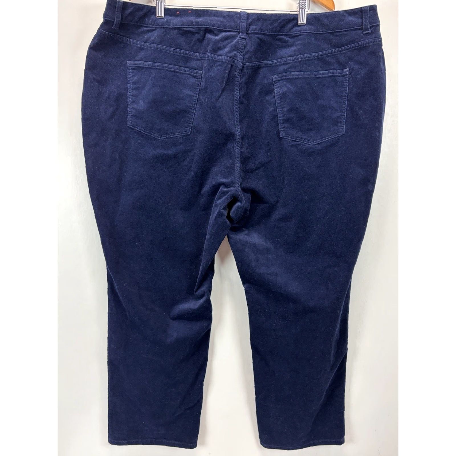 Talbots Talbots Plus Size 26W Navy Corduroy Pants 5 Pocket Straight Leg Womens Size 26" / US 2 / IT 38 - 3 Thumbnail