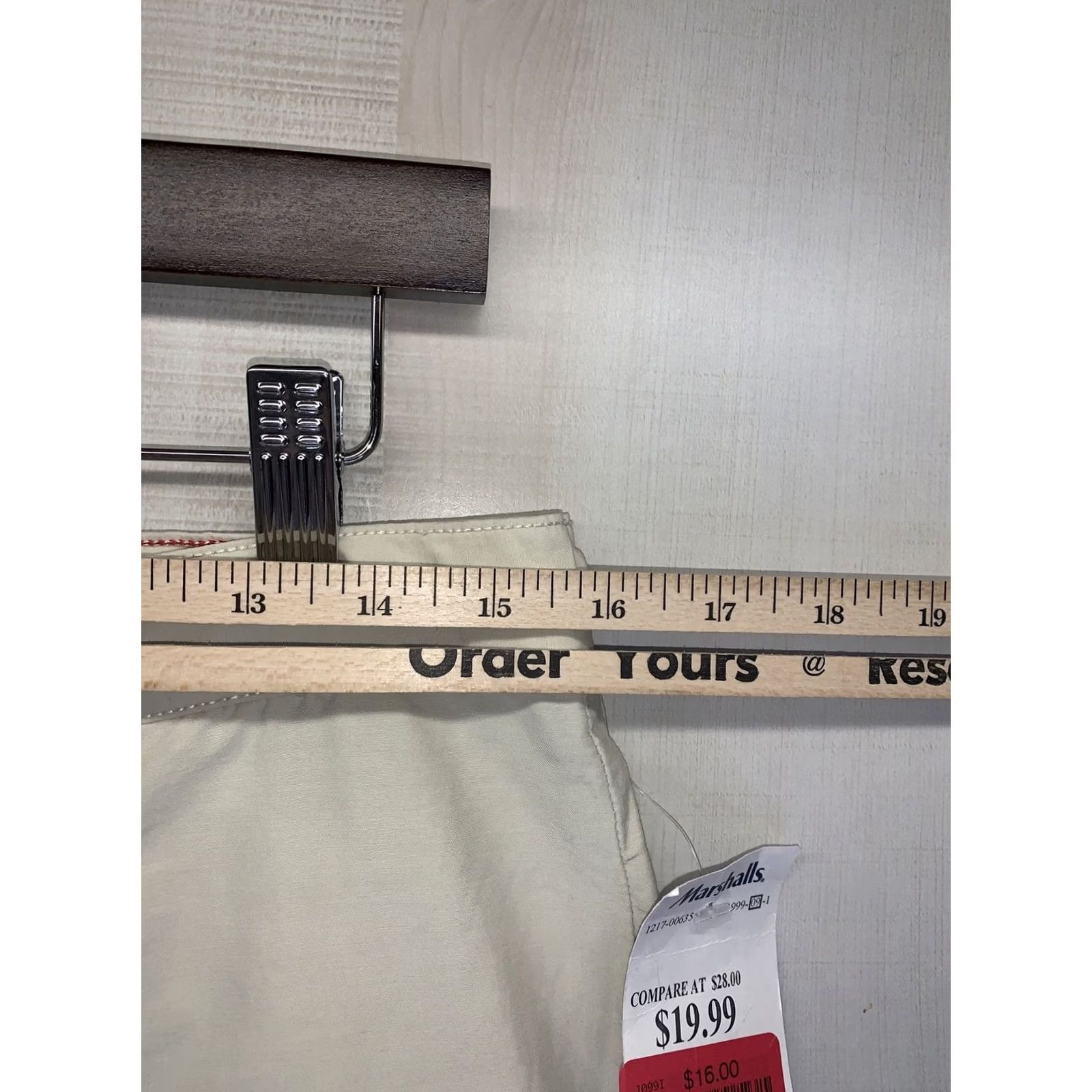 Tommy Hilfiger Tommy Hilfiger Women’s SZ 6 Lightweight Straight Leg Hiking Pants NWT Beige Nylon Cotton Size 28" / US 6 / IT 42 - 2 Thumbnail