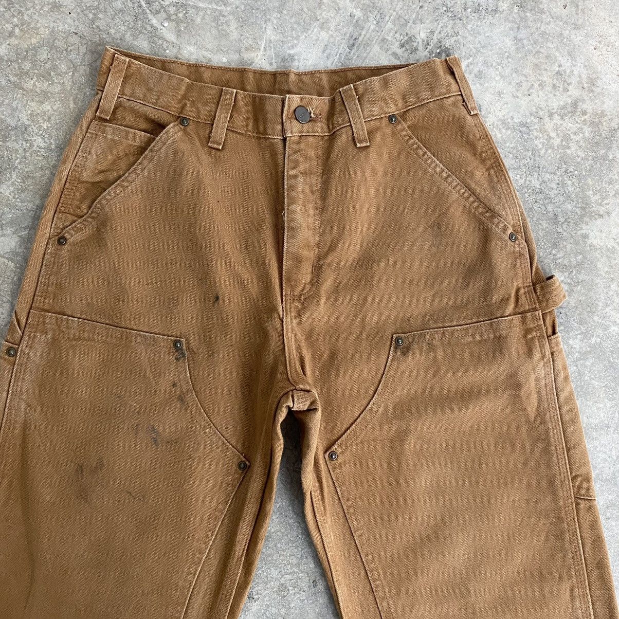 Carhartt Vintage Carhartt Double Knee Tan Dirty Carpenter Pants Size US 29 - 5 Thumbnail
