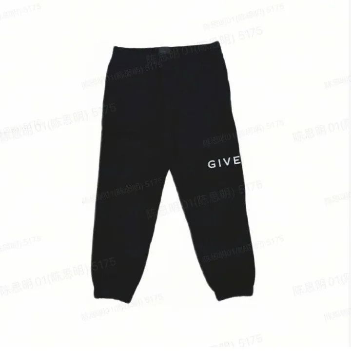Givenchy Givenchy Givenchy Black Loose Fit Jogger Pants -2507 Size US 44 / EU 60 - 1 Thumbnail