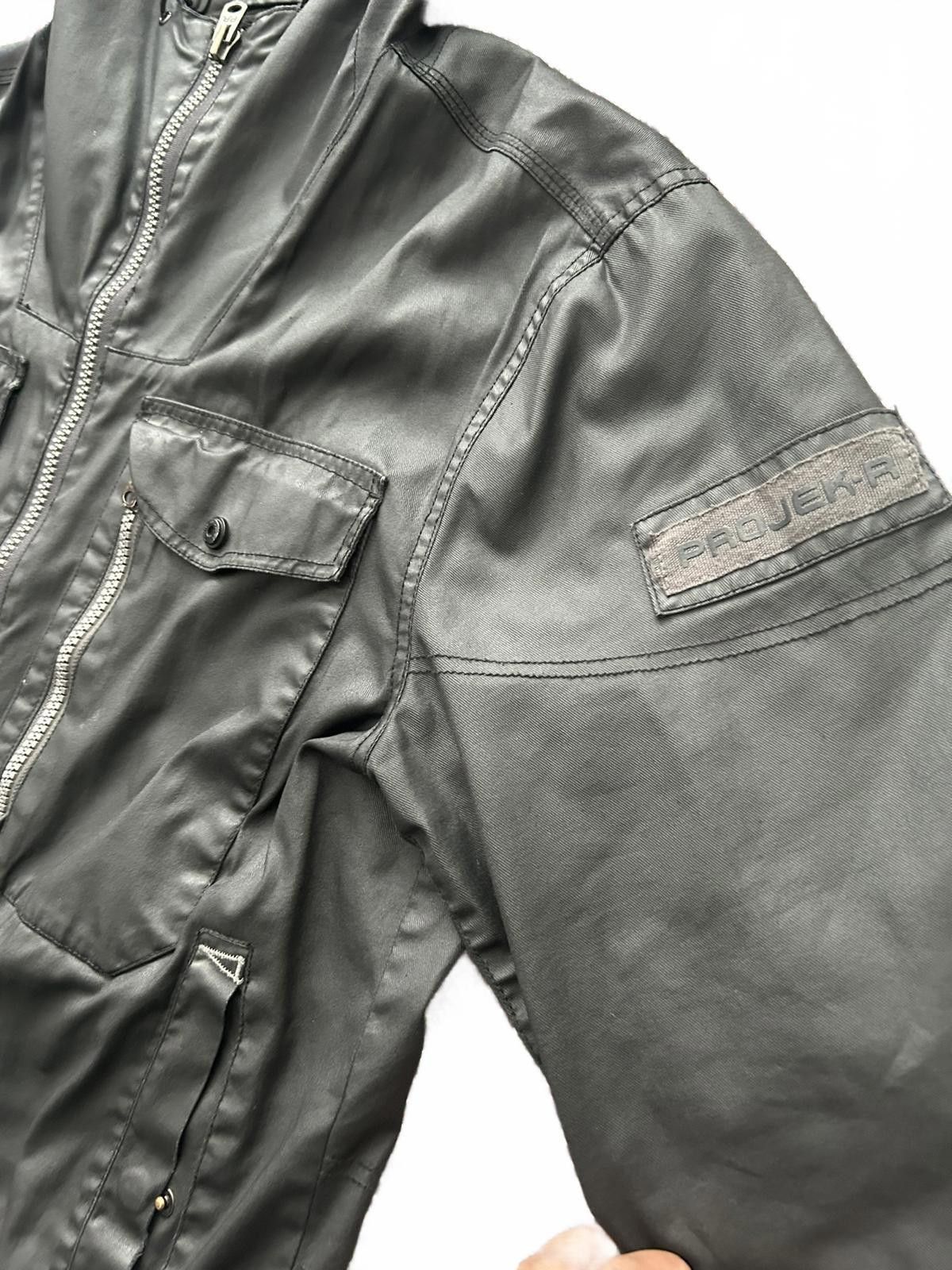 Other Men's Black Leather Hooded Jacket by Projek Raw Size US M / EU 48-50 / 2 - 2 Thumbnail