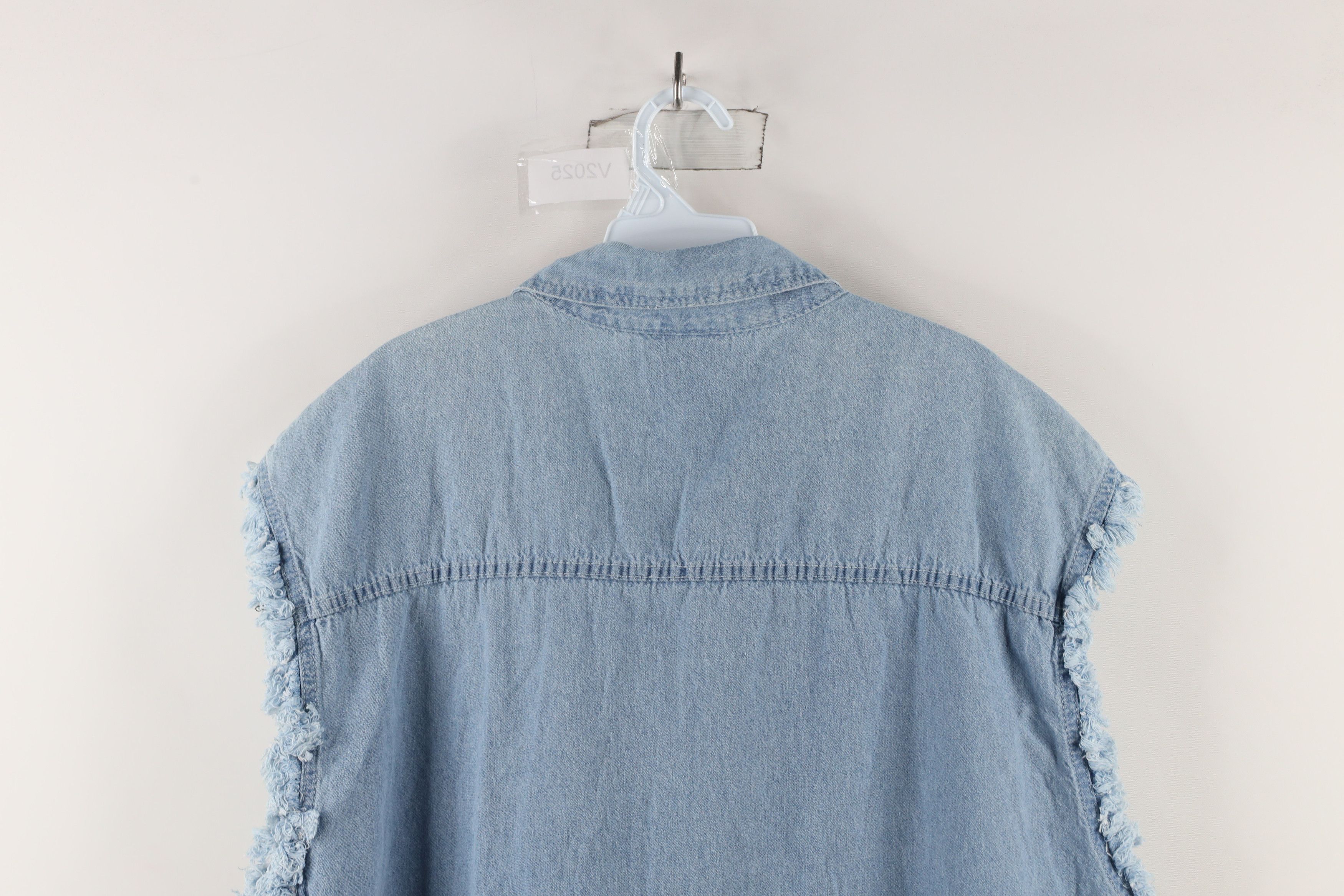 Vintage Vintage 90s Streetwear Motorcycle Denim Button Shirt Blue Size US XXL / EU 58 / 5 - 11 Thumbnail