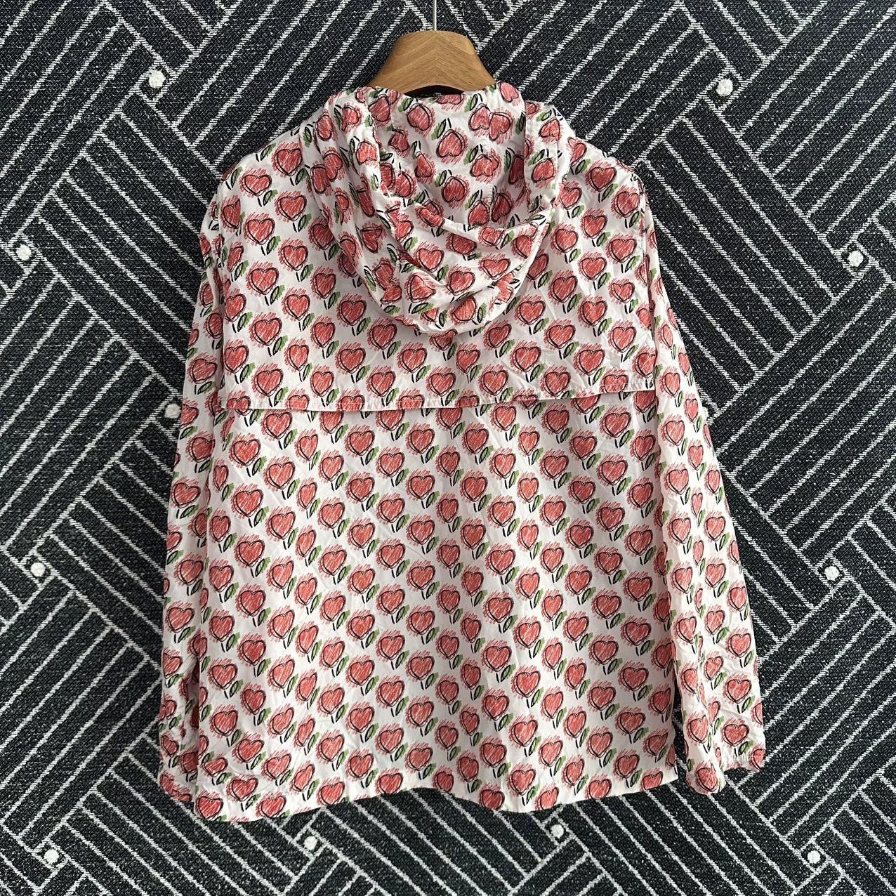 Prada Prada Heart All Over Print Lightweight Jacket 40 Size S / US 4 / IT 40 - 2 Thumbnail