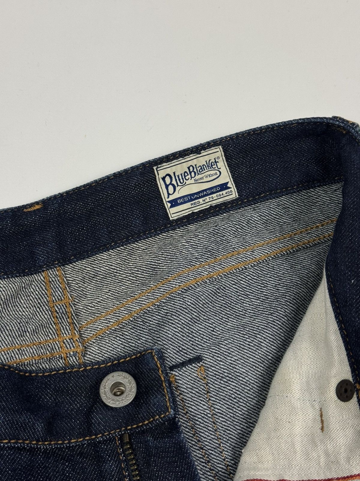 Blue Blanket Blue Blanket Selvage Denim Jeans Size 28 Size US 28 / EU 44 - 8 Thumbnail