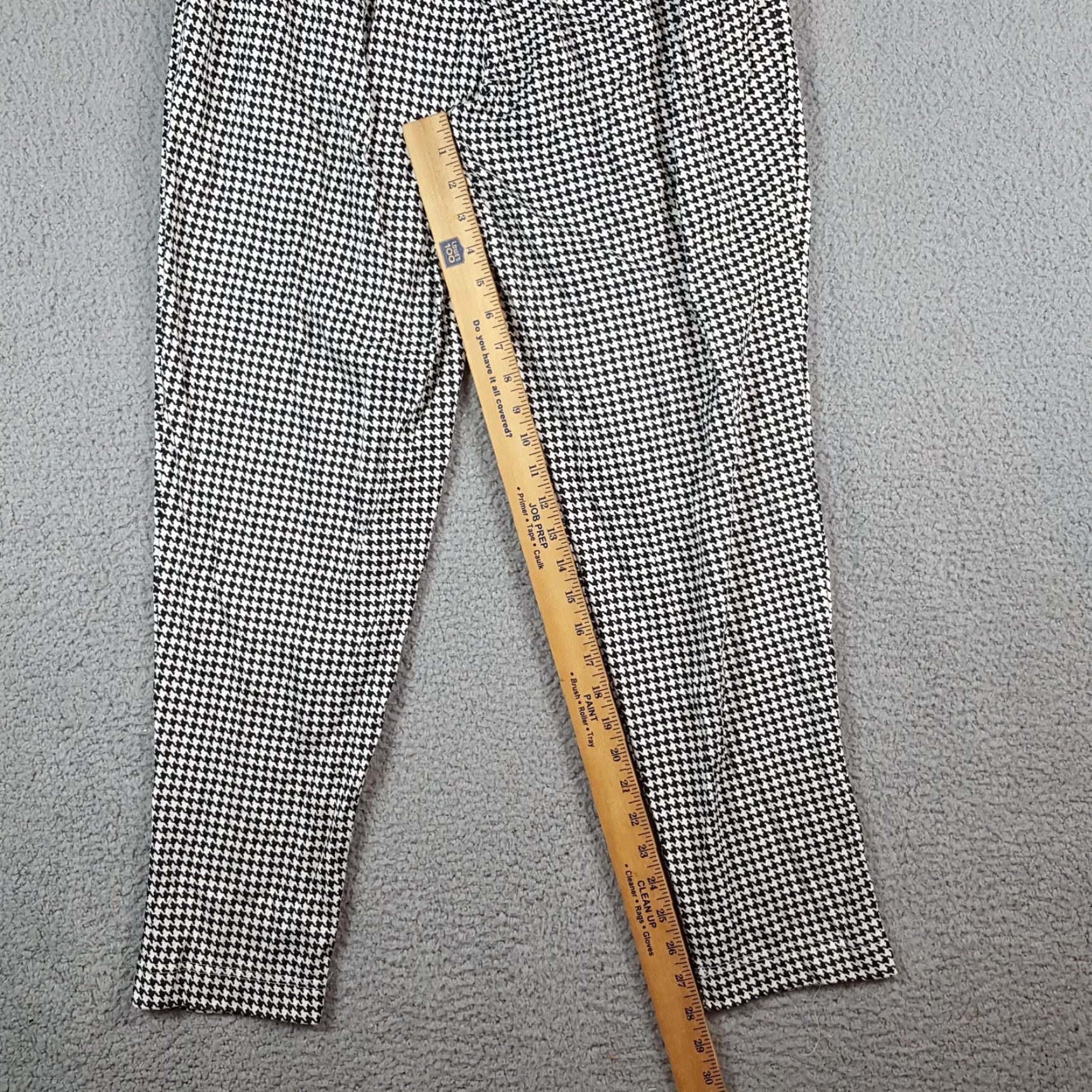Vintage VINTAGE Houndtooth Print Tapered Women's Size 1X Stretch Waist Gym Sweat Pants Size 40" / US 18 - 7 Thumbnail