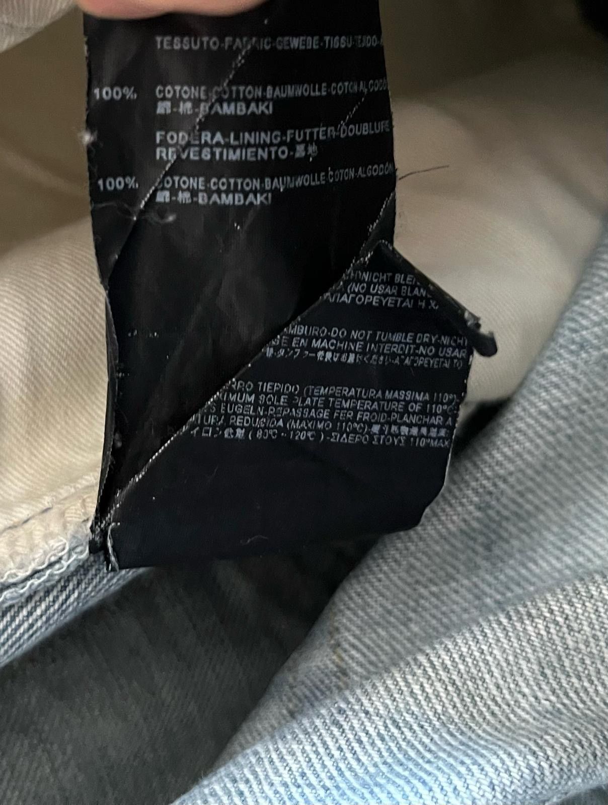 Yves Saint Laurent YSL Hedi Slimane Era Gray Blue Jeans Size US 31 - 6 Thumbnail