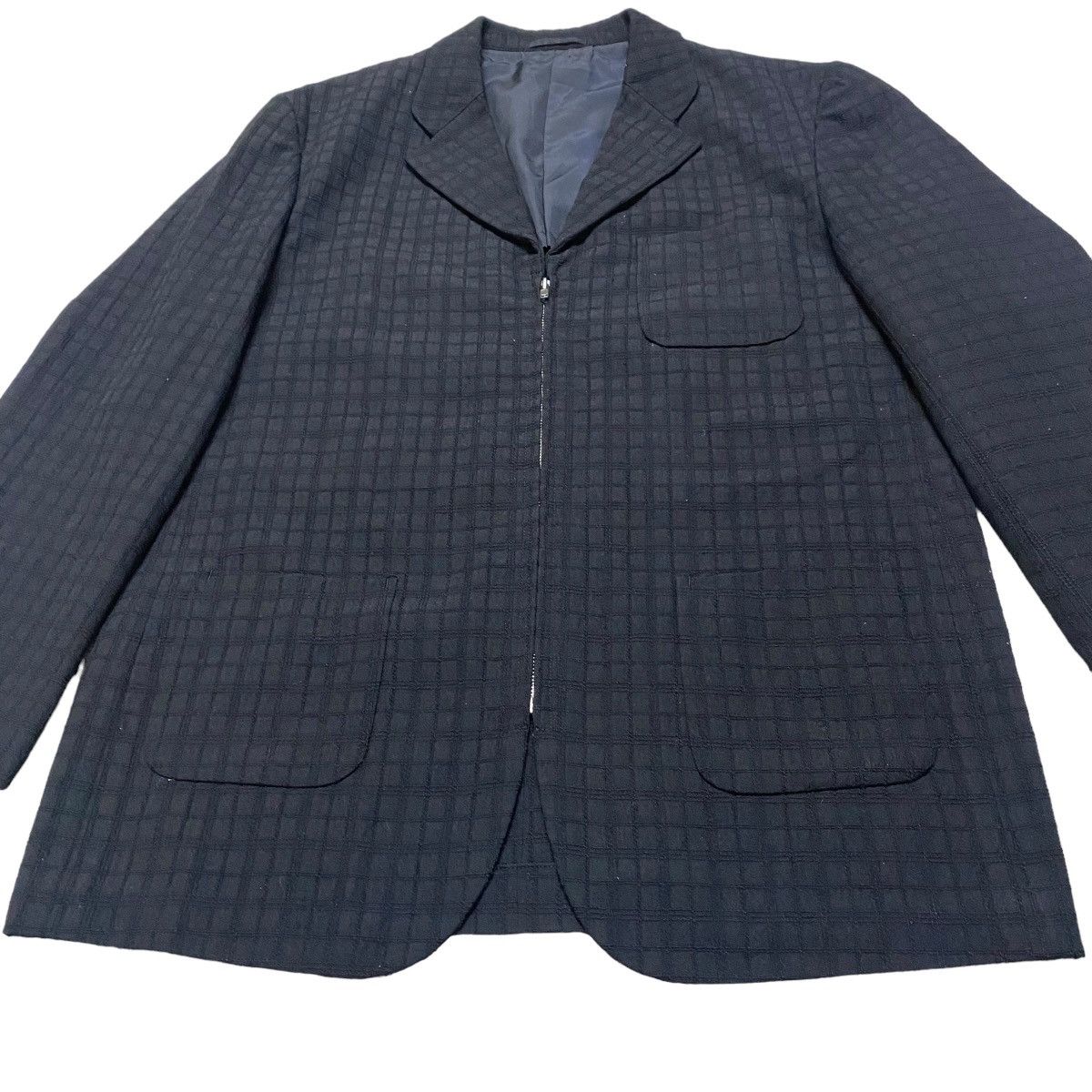 Comme des Garcons Homme AD1997 CdgH Blazer Jacket Zipper Embroidered Size US L / EU 52-54 / 3 - 4 Thumbnail