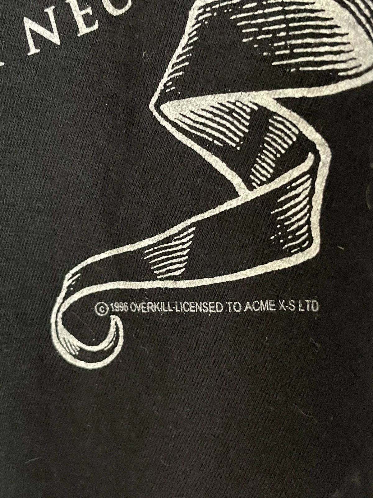 Band Tees × Vintage Vintage 1996 Overkill Wrecking Your Neck Size US XL / EU 56 / 4 - 4 Thumbnail