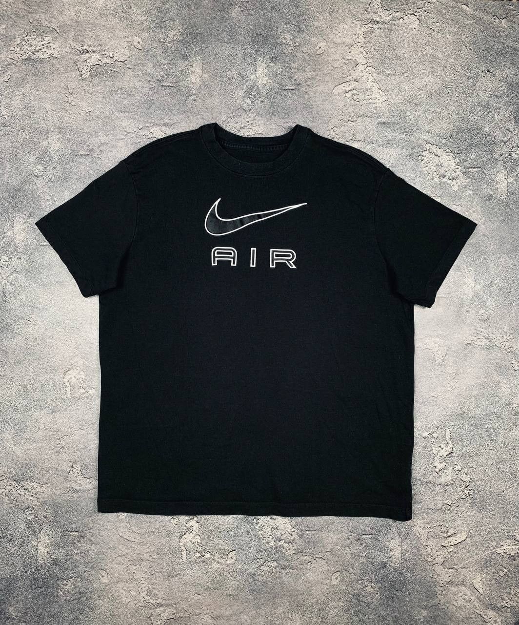 Nike Nike Air Black T-Shirt Size L Cotton Big Swoosh Embroidery Size US L / EU 52-54 / 3 - 1 Thumbnail