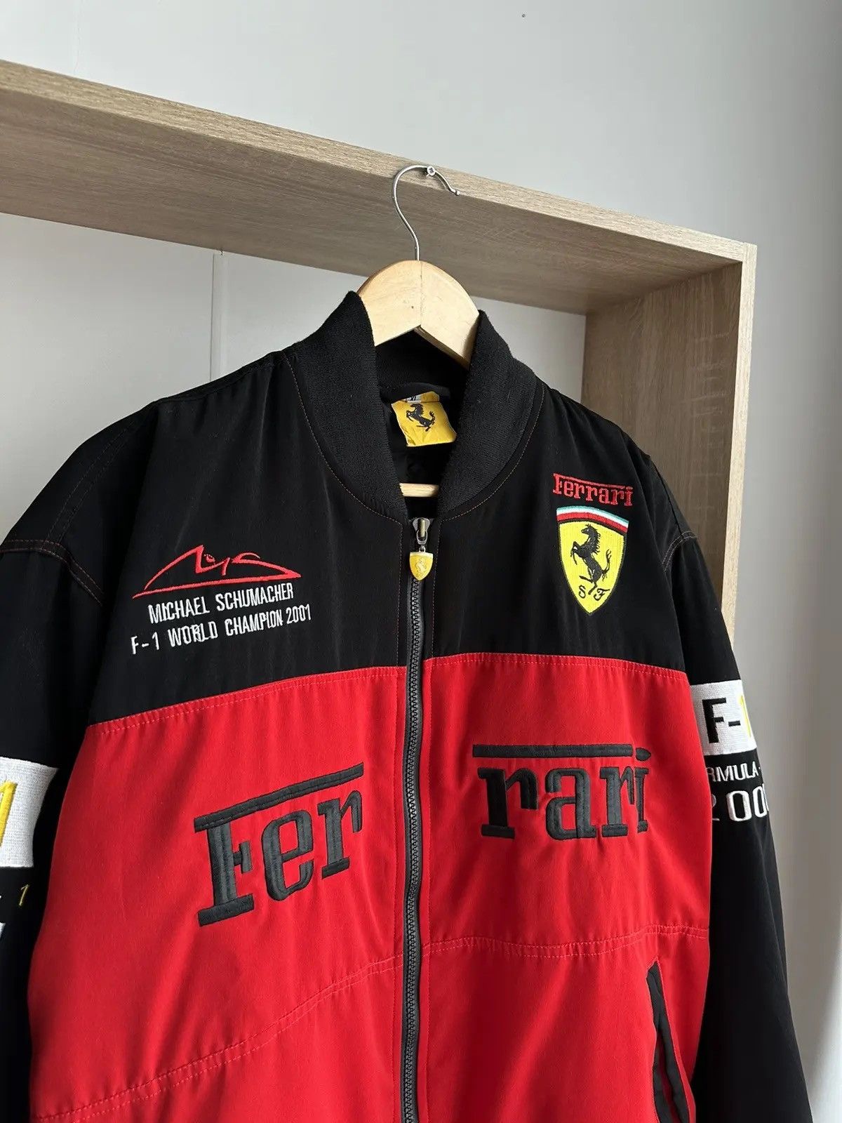 Ferrari × Formula 1 Vintage Ferrari Racing Red Formula Uno Jacket Size US M / EU 48-50 / 2 - 17 Thumbnail