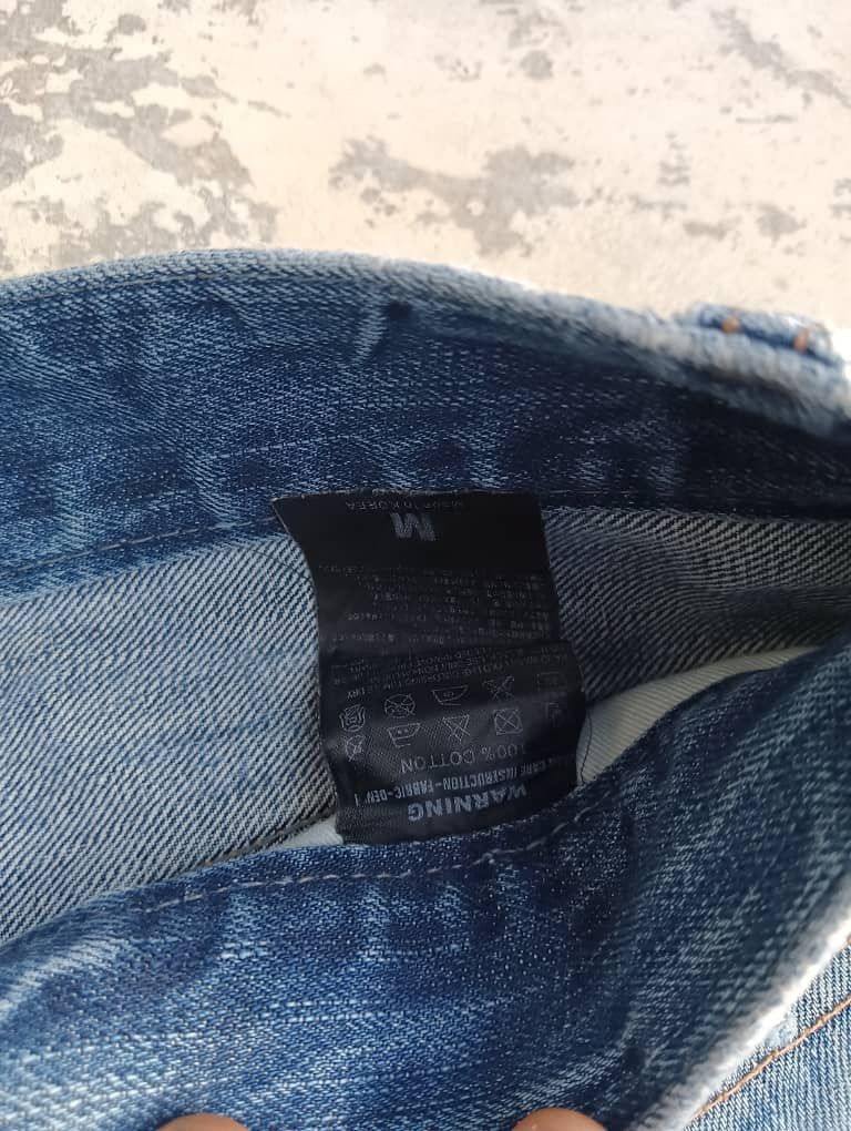 Hysteric Glamour × Japanese Brand Dpsr distressed bleach jeans size 32 Size US 32 / EU 48 - 3 Thumbnail