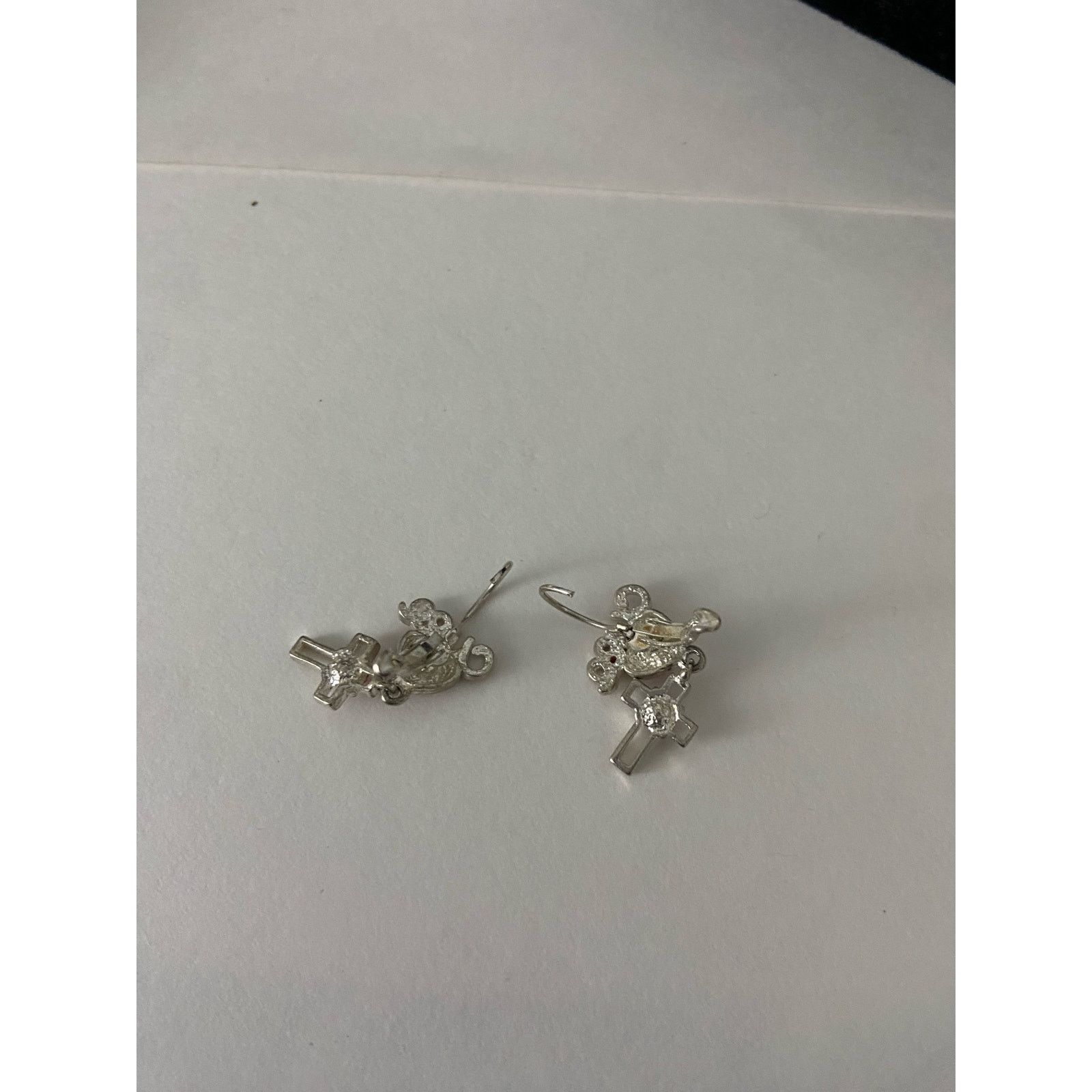 Other For the cure pink rhinestone clip on earrings Size ONE SIZE - 2 Thumbnail