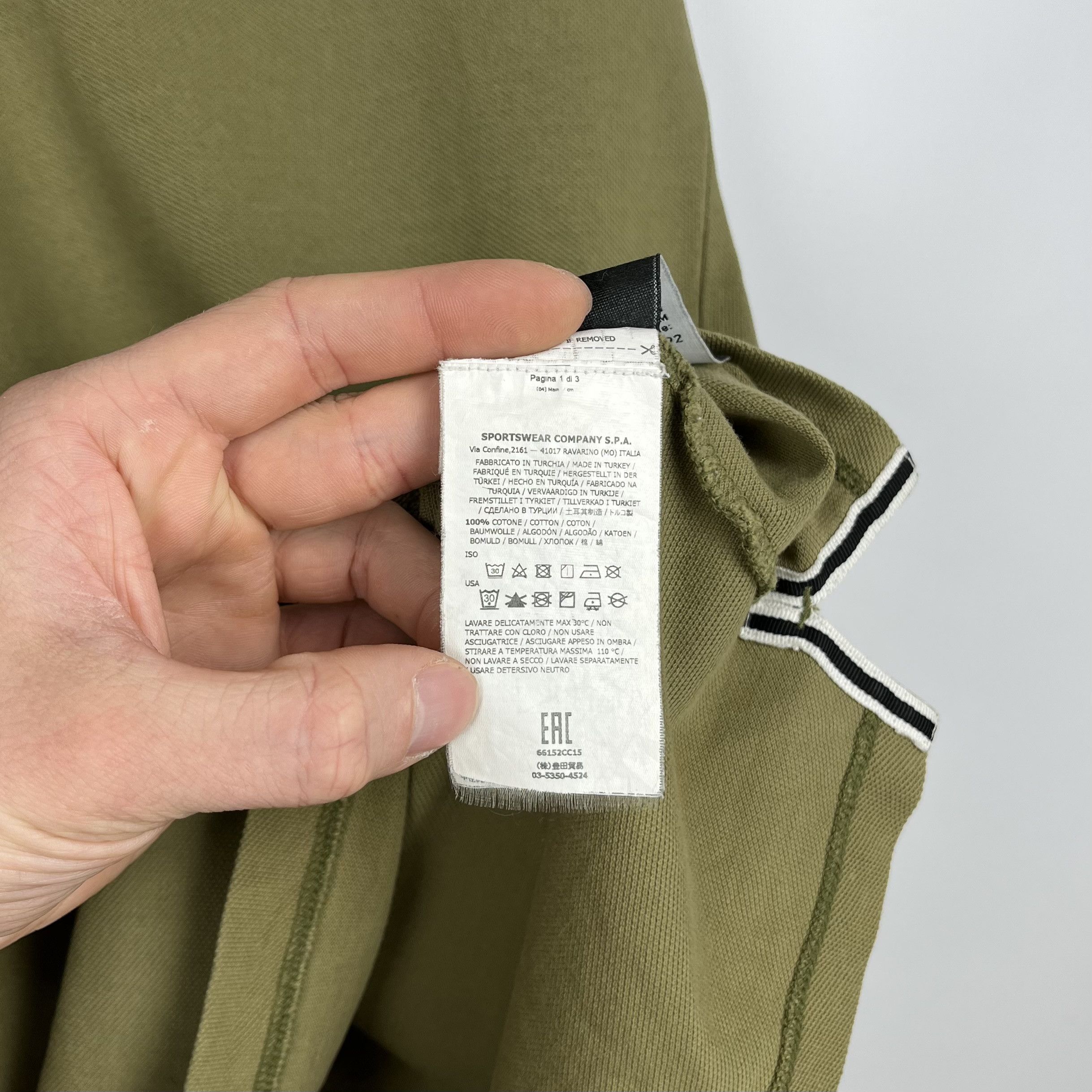 Stone Island Stone Island Patch Program Long Sleeve Polo Shirt Size US L / EU 52-54 / 3 - 10 Thumbnail