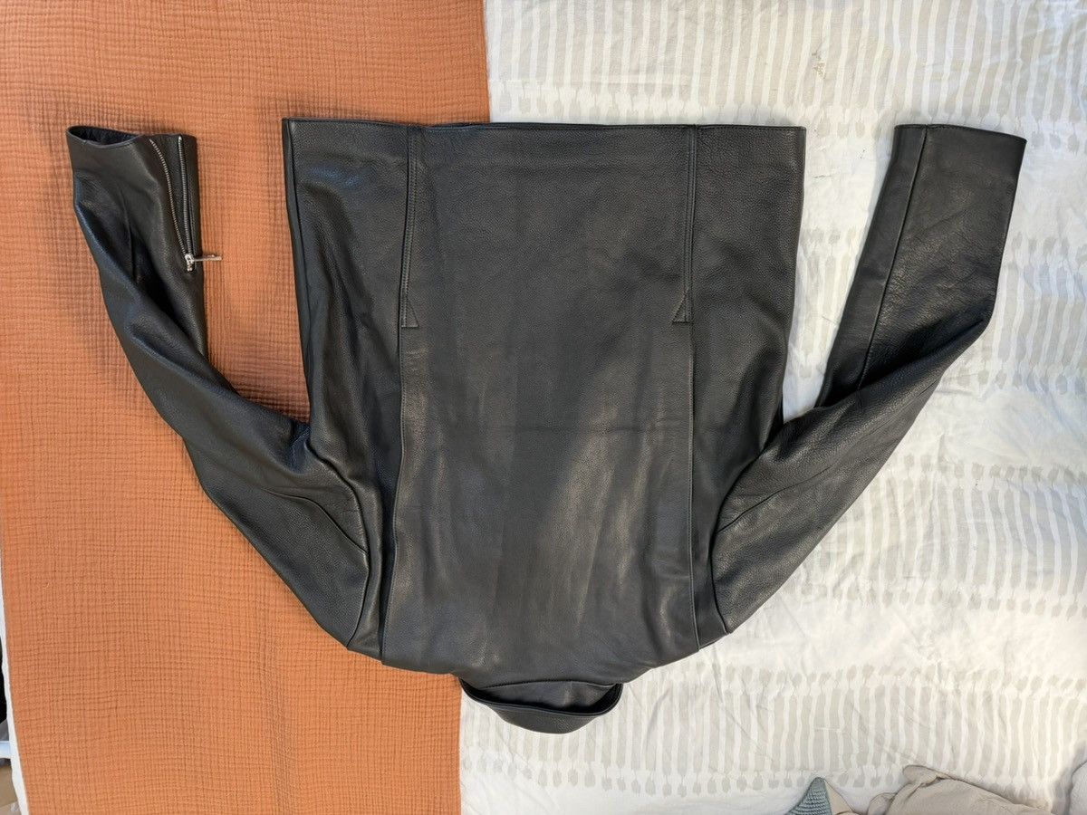 A.P.C. × JW Anderson A.P.C. x JW Anderson Morgan Leather Biker Jacket Black- NEW Size US XXL / EU 58 / 5 - 9 Thumbnail