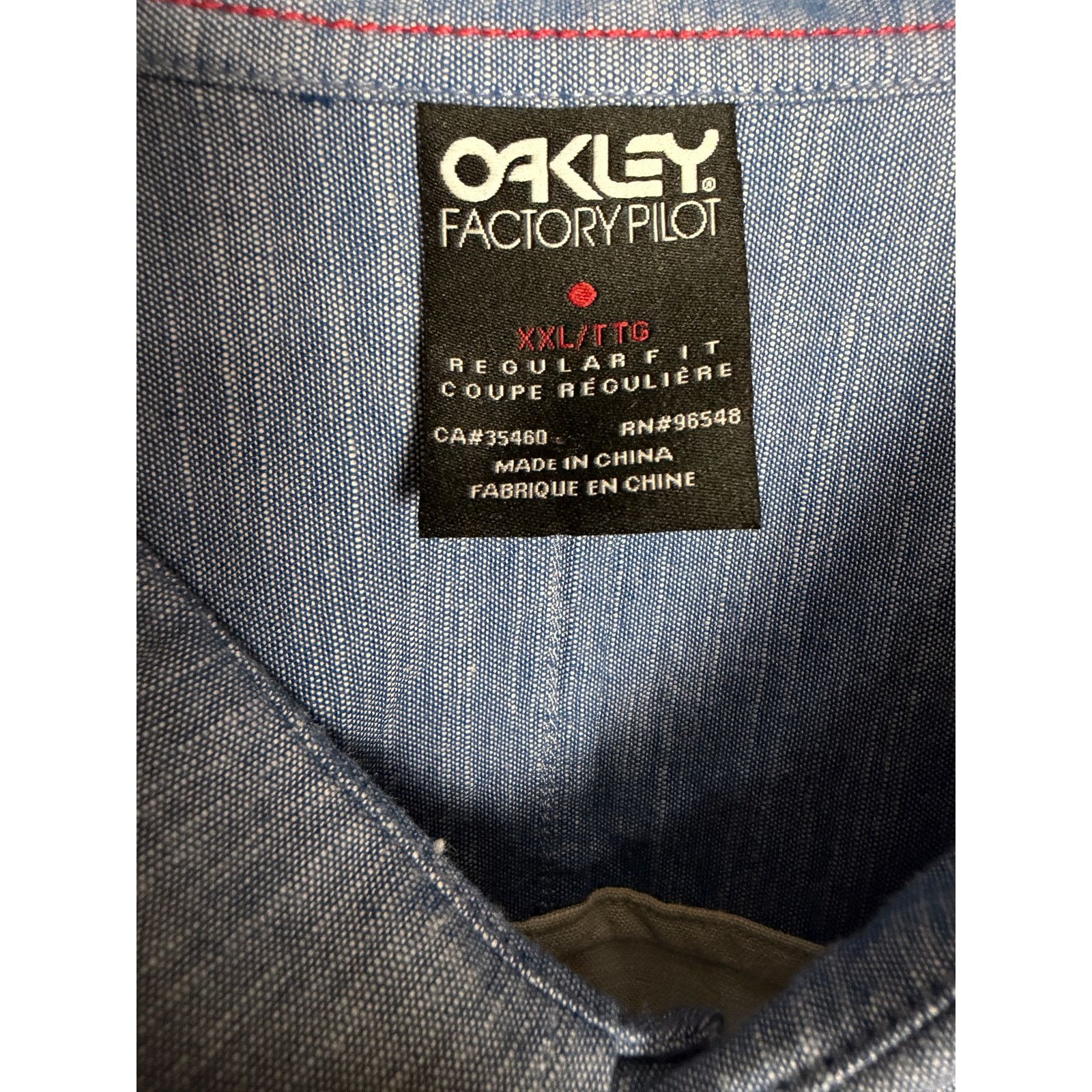 Oakley Oakley Factory Pilot Color Block Button Down S/S Shirt 2X Size US XXL / EU 58 / 5 - 7 Thumbnail