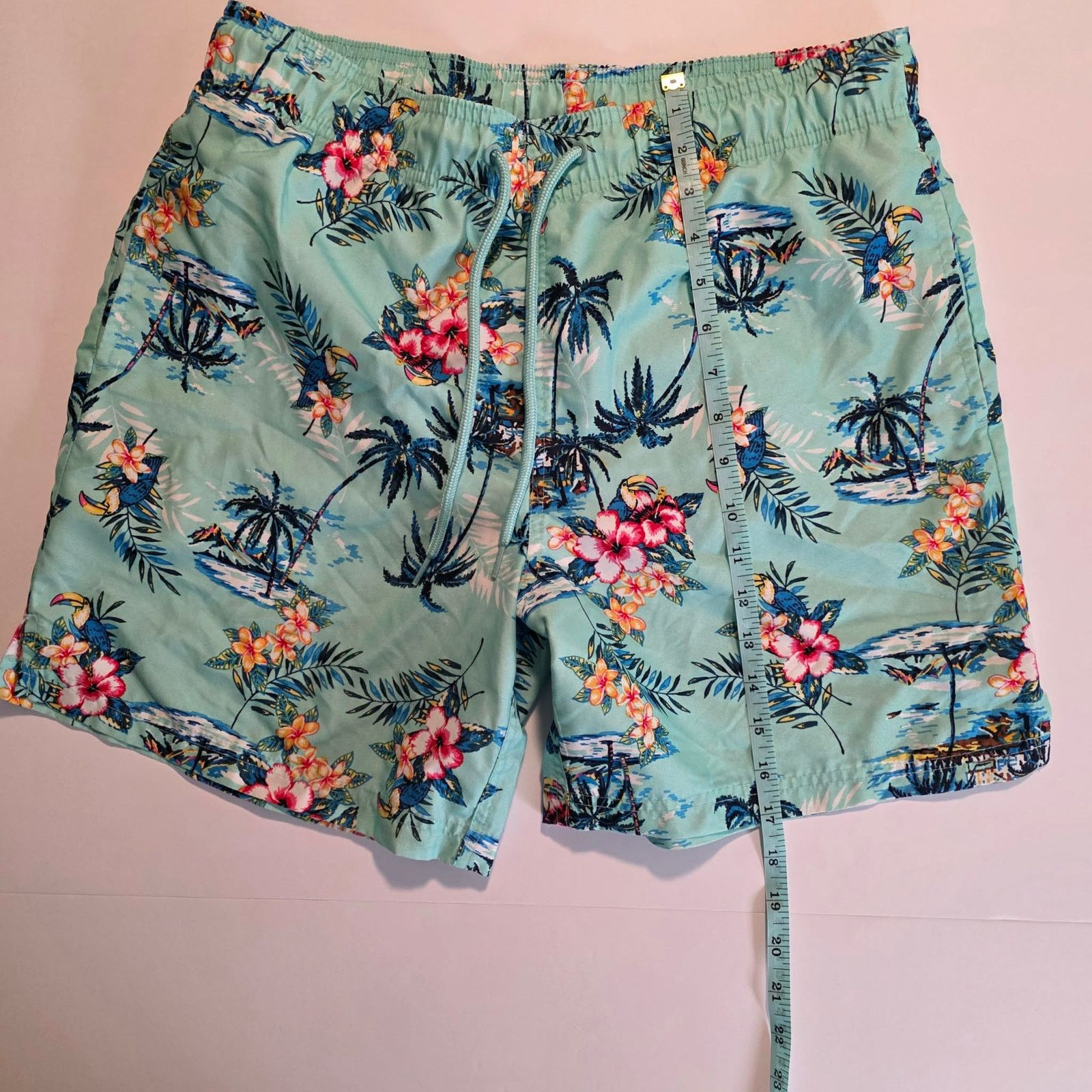 George George Tropical Swim Trunks Mens Medium 32-34 Beach Shorts Size US 32 / EU 48 - 1 Thumbnail
