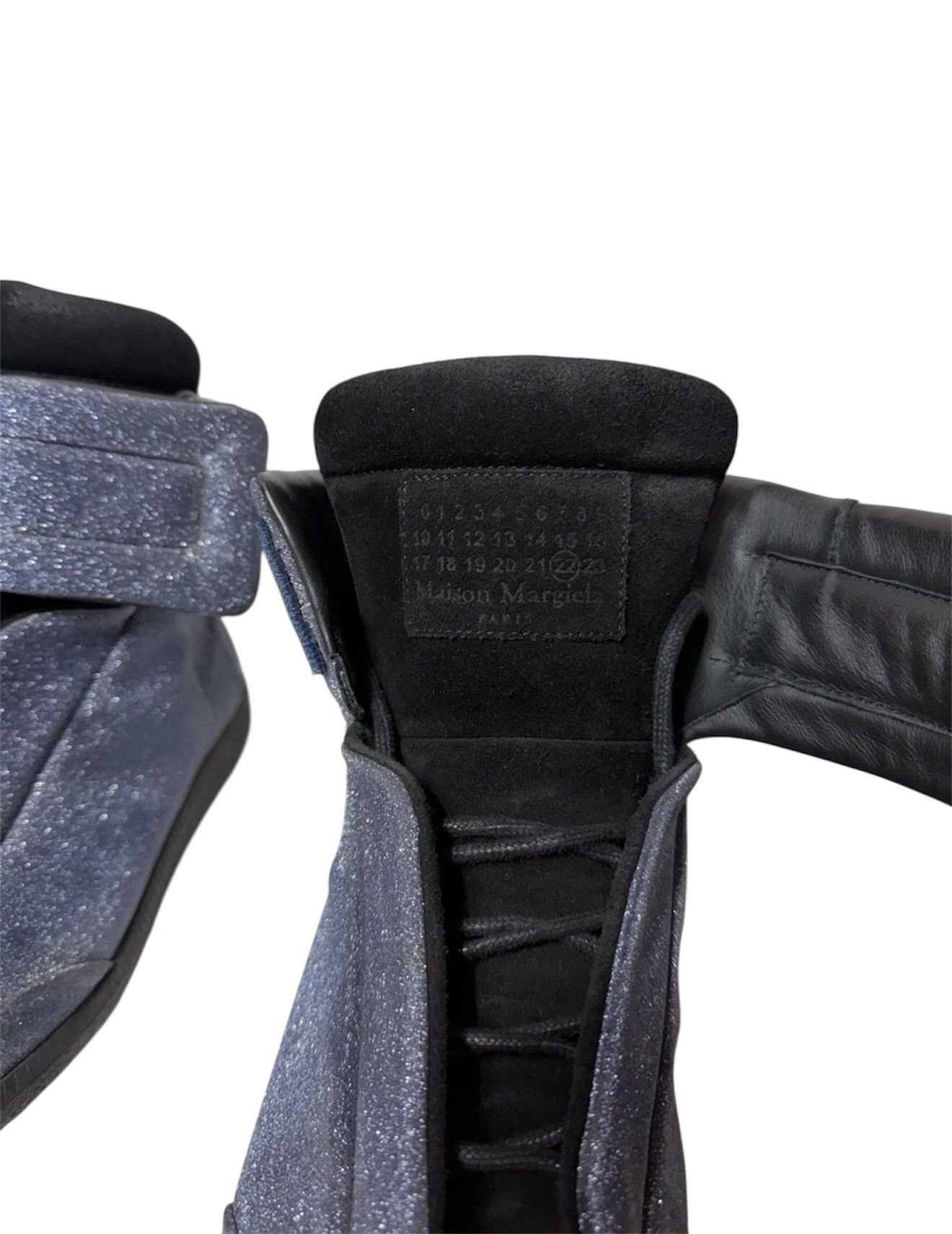 Maison Margiela Maison Margiela Future High Glitter Blu Scuro Size US 8 / EU 41 - 4 Thumbnail