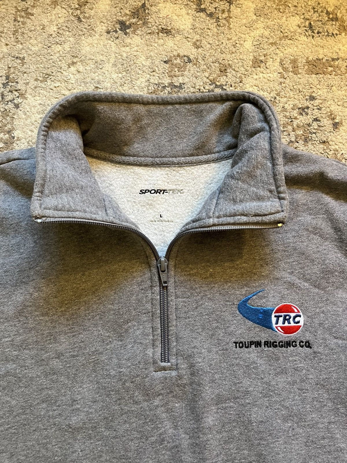 Other Sport-Tek Gray Zip-Up Sweater Men’s Large Size US L / EU 52-54 / 3 - 2 Thumbnail
