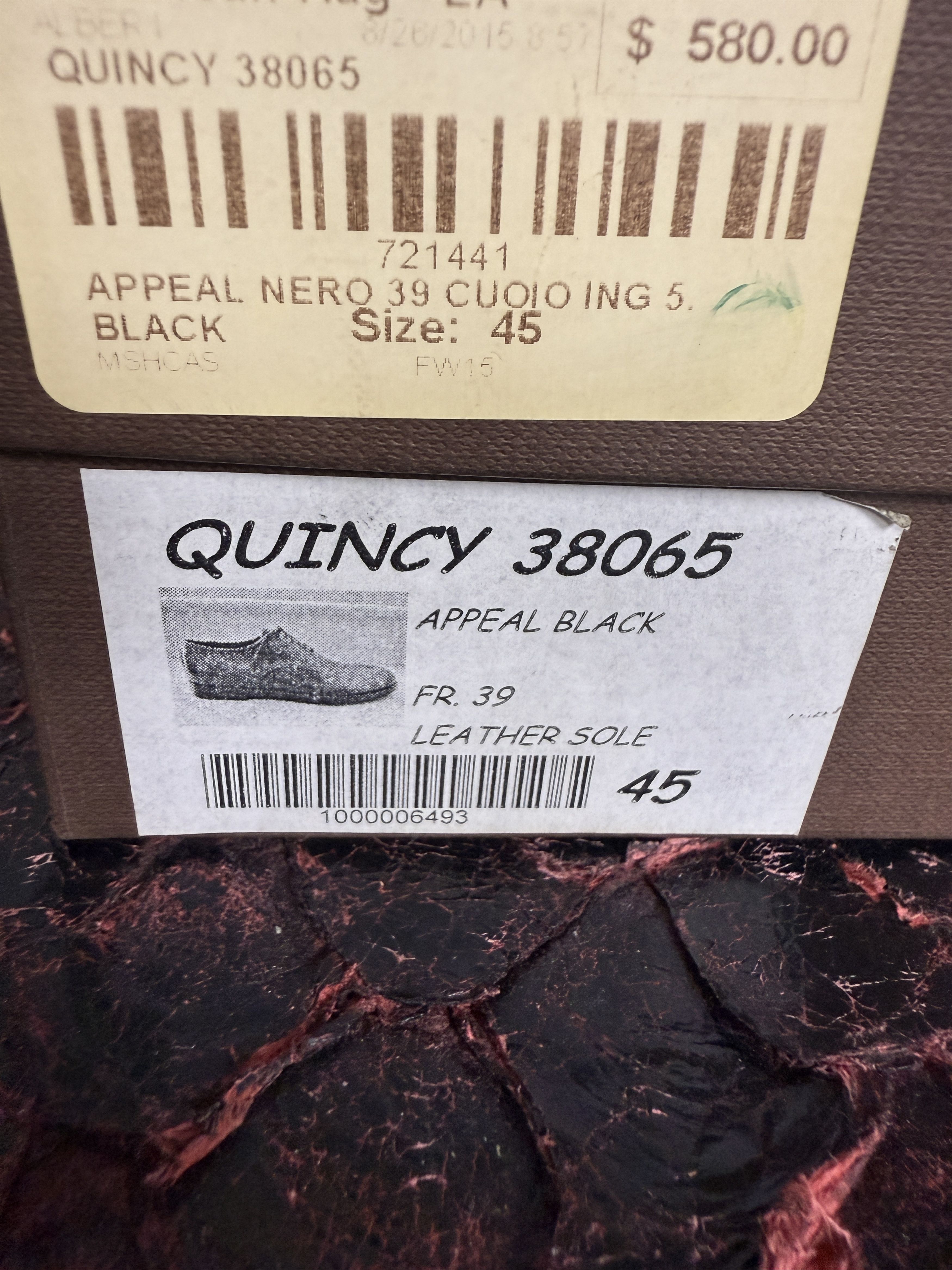 Alberto Fasciani $580 Alberto Fasciani Quincy OXFORD Leather Derby Shoe Size US 12 / EU 45 - 10 Thumbnail