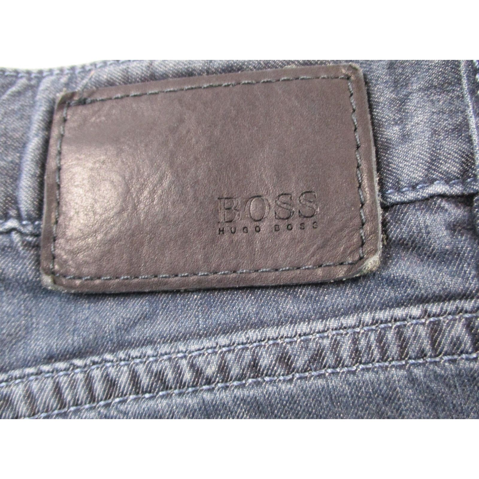 Hugo Boss Hugo Boss Jeans Mens 38x30 Blue Rinse Stretch Straight Leg Size US 38 / EU 54 - 8 Thumbnail
