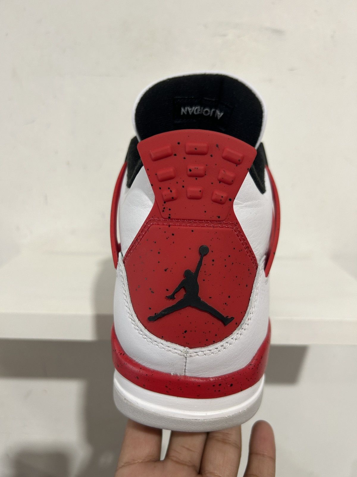 Jordan Brand JORDAN 4 RED CEMENT SIZE 12 PREOWNED Size US 12 / EU 45 - 4 Thumbnail